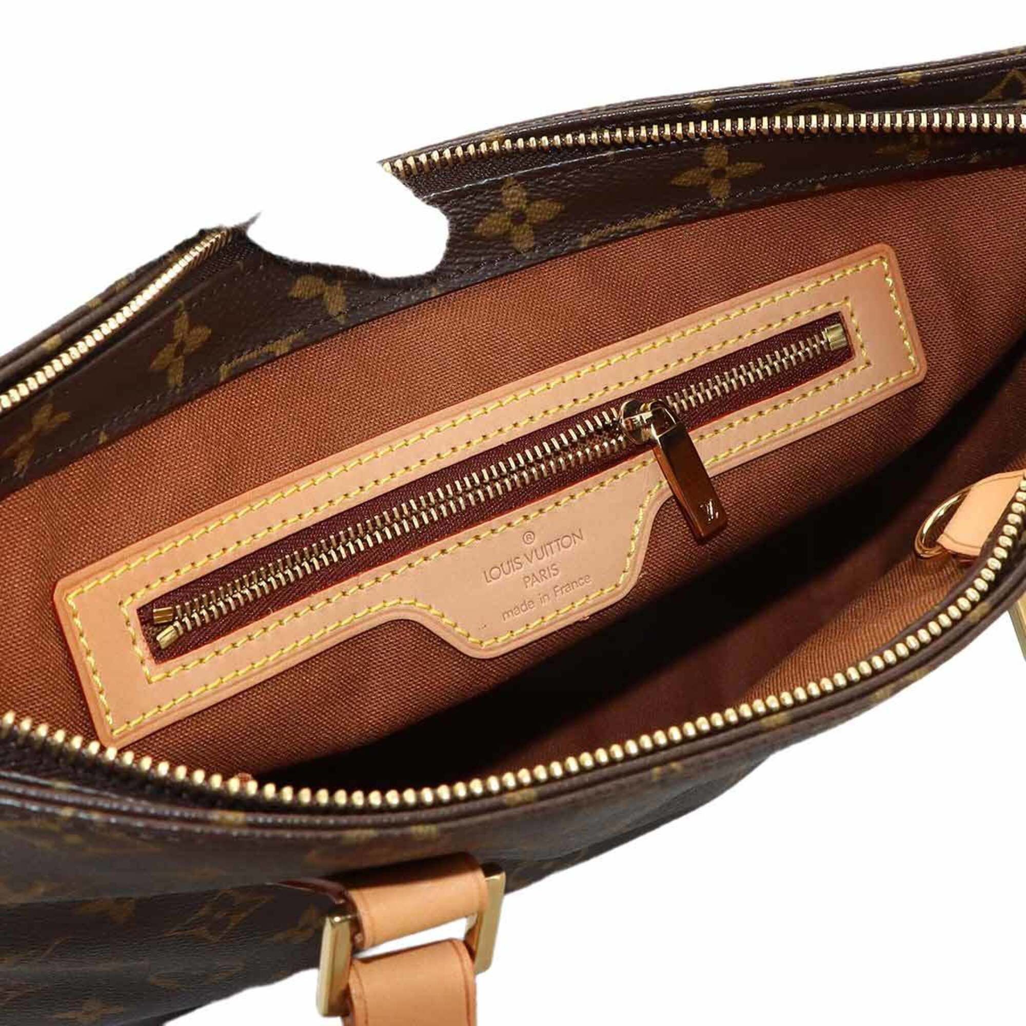 Louis Vuitton Louis Vuitton Monogram Cabas Piano Tote Handbag, Brown, M51148, Gold Hardware Size ONE SIZE - 7 Thumbnail