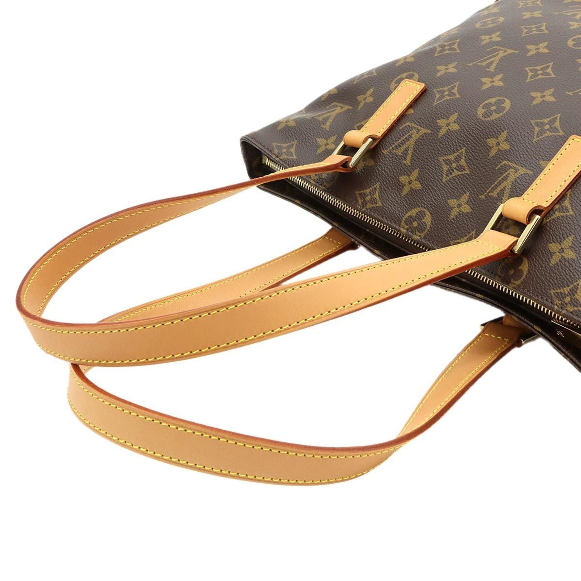 Louis Vuitton Louis Vuitton Monogram Cabas Piano Tote Handbag, Brown, M51148, Gold Hardware Size ONE SIZE - 5 Thumbnail