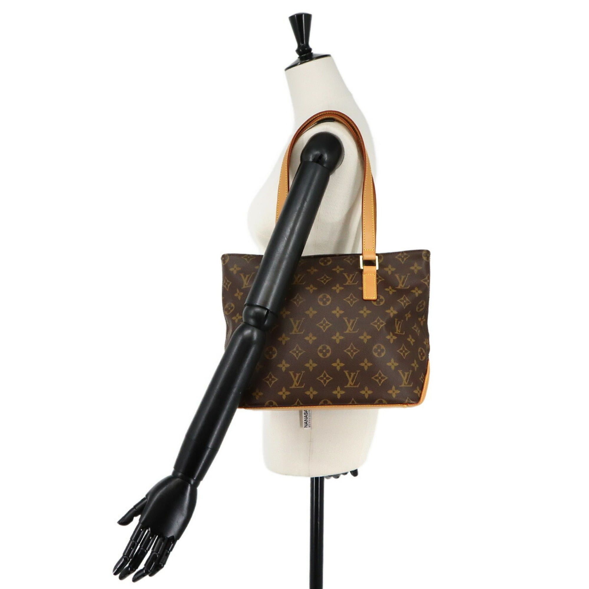 Louis Vuitton Louis Vuitton Monogram Cabas Piano Tote Handbag, Brown, M51148, Gold Hardware Size ONE SIZE - 9 Thumbnail