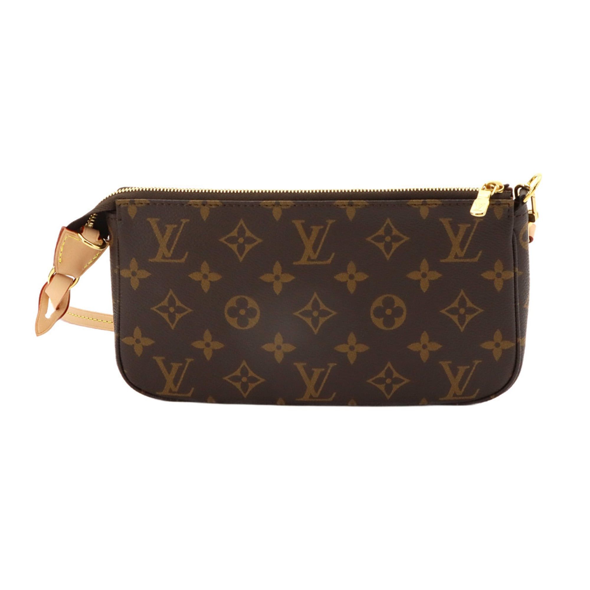 Louis Vuitton Louis Vuitton Monogram Pochette Accessoires Handbag, Brown, M82766, RFID, Gold Hardware. Size ONE SIZE - 2 Thumbnail