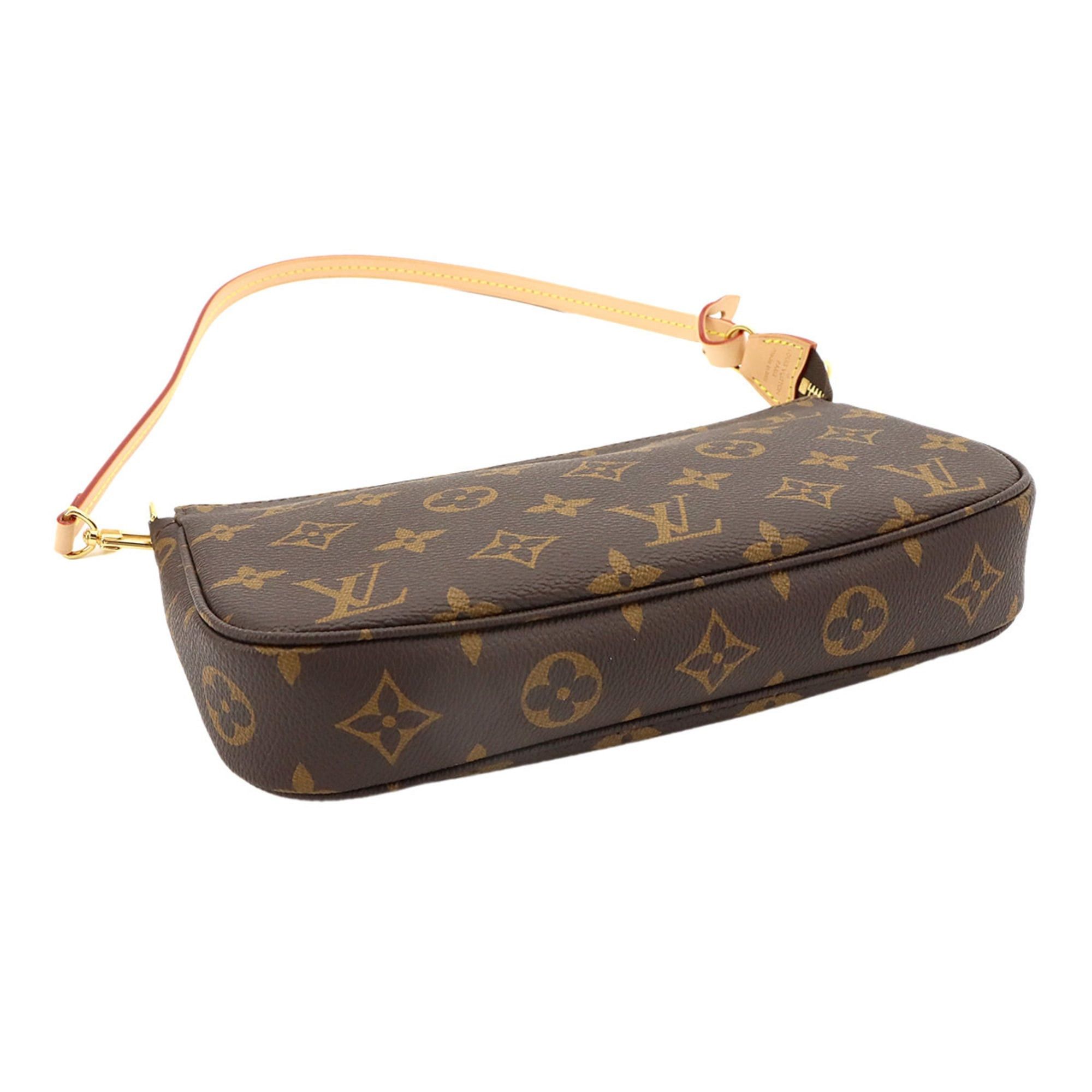 Louis Vuitton Louis Vuitton Monogram Pochette Accessoires Handbag, Brown, M82766, RFID, Gold Hardware. Size ONE SIZE - 4 Thumbnail