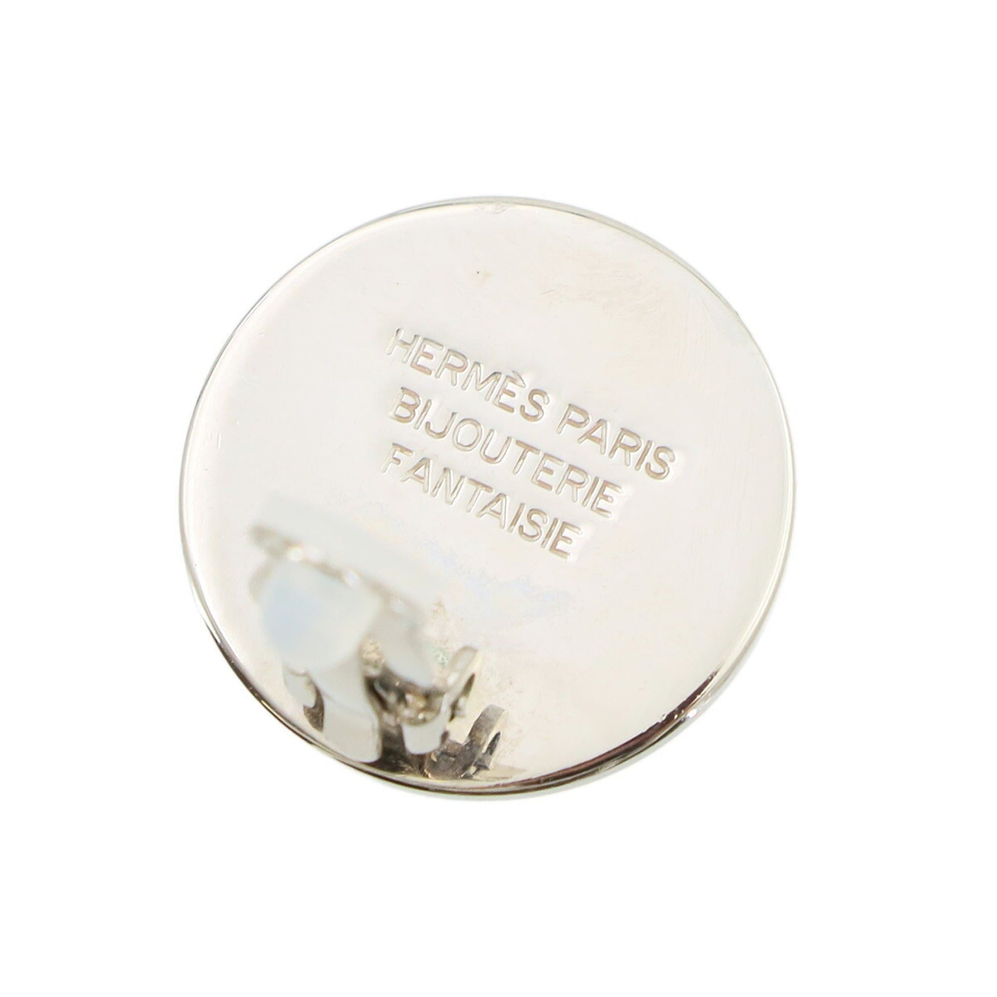 Hermes Hermes Sellier Earrings, Silver Size ONE SIZE - 4 Thumbnail