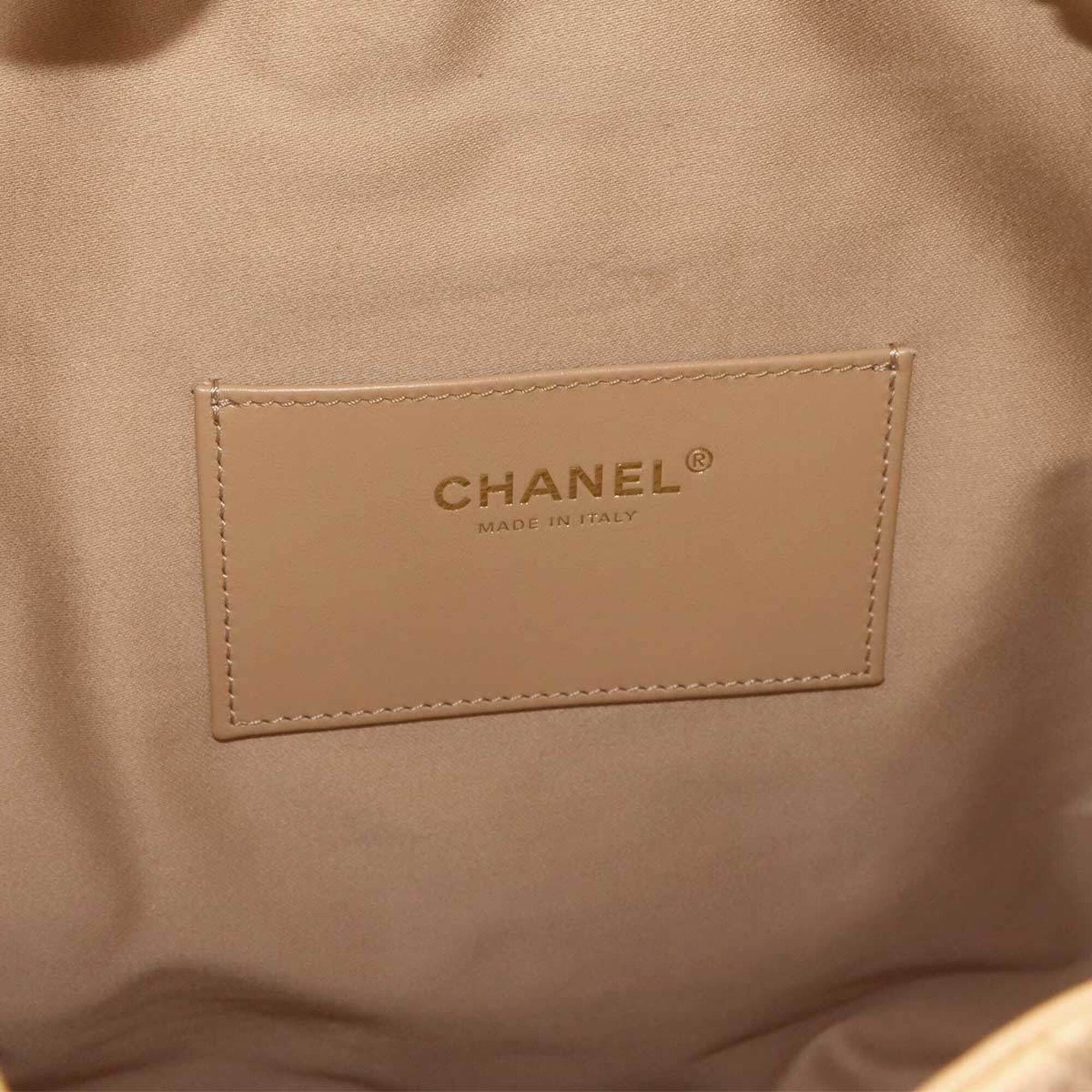 Chanel Chanel 25 Small Shoulder Handbag, Caviar Leather, Beige, AS5293, Gold Hardware. Size ONE SIZE - 8 Thumbnail