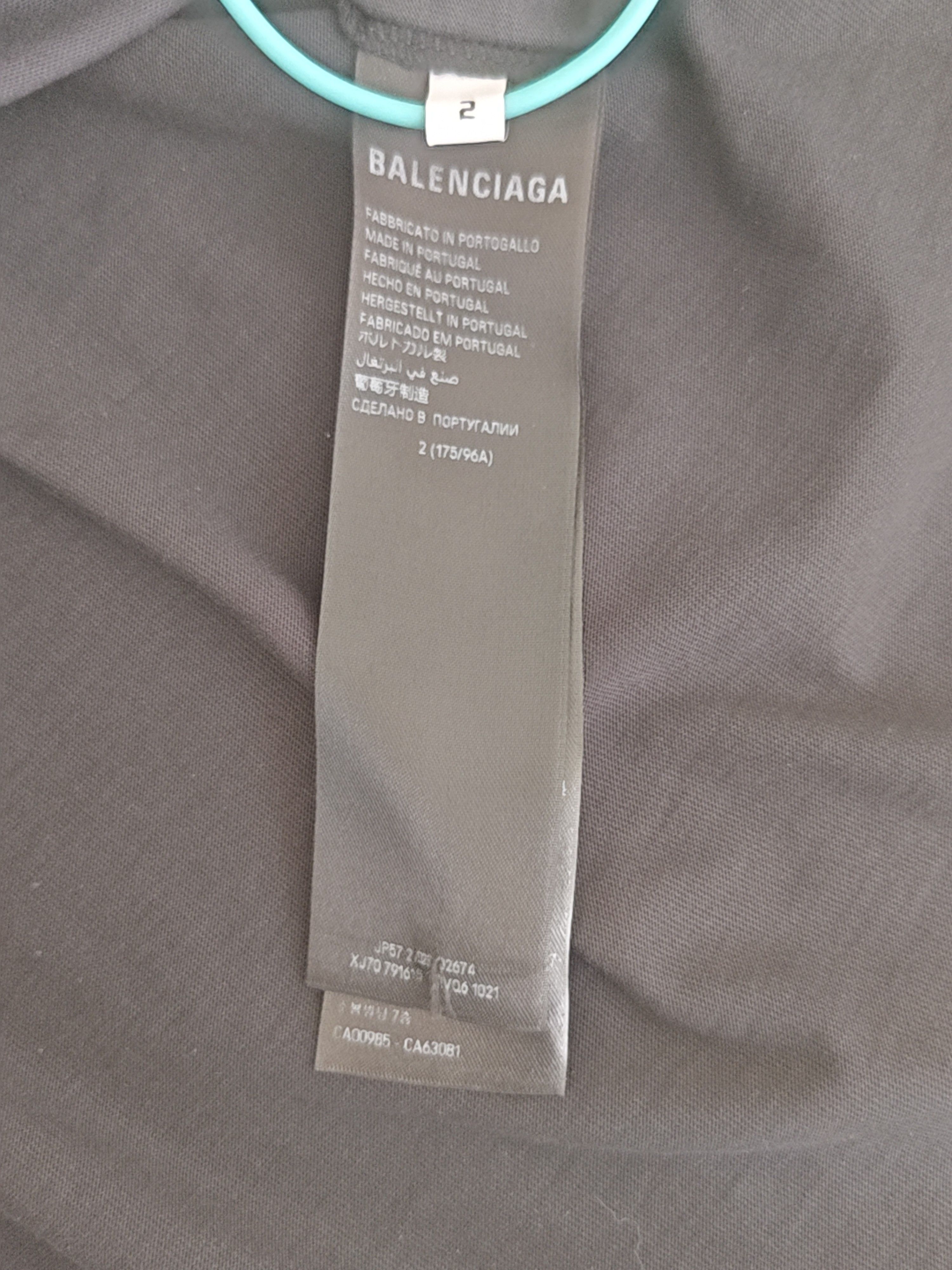 Balenciaga Balenciaga Tape Logo T-Shirt Size 2 Size US M / EU 48-50 / 2 - 4 Thumbnail