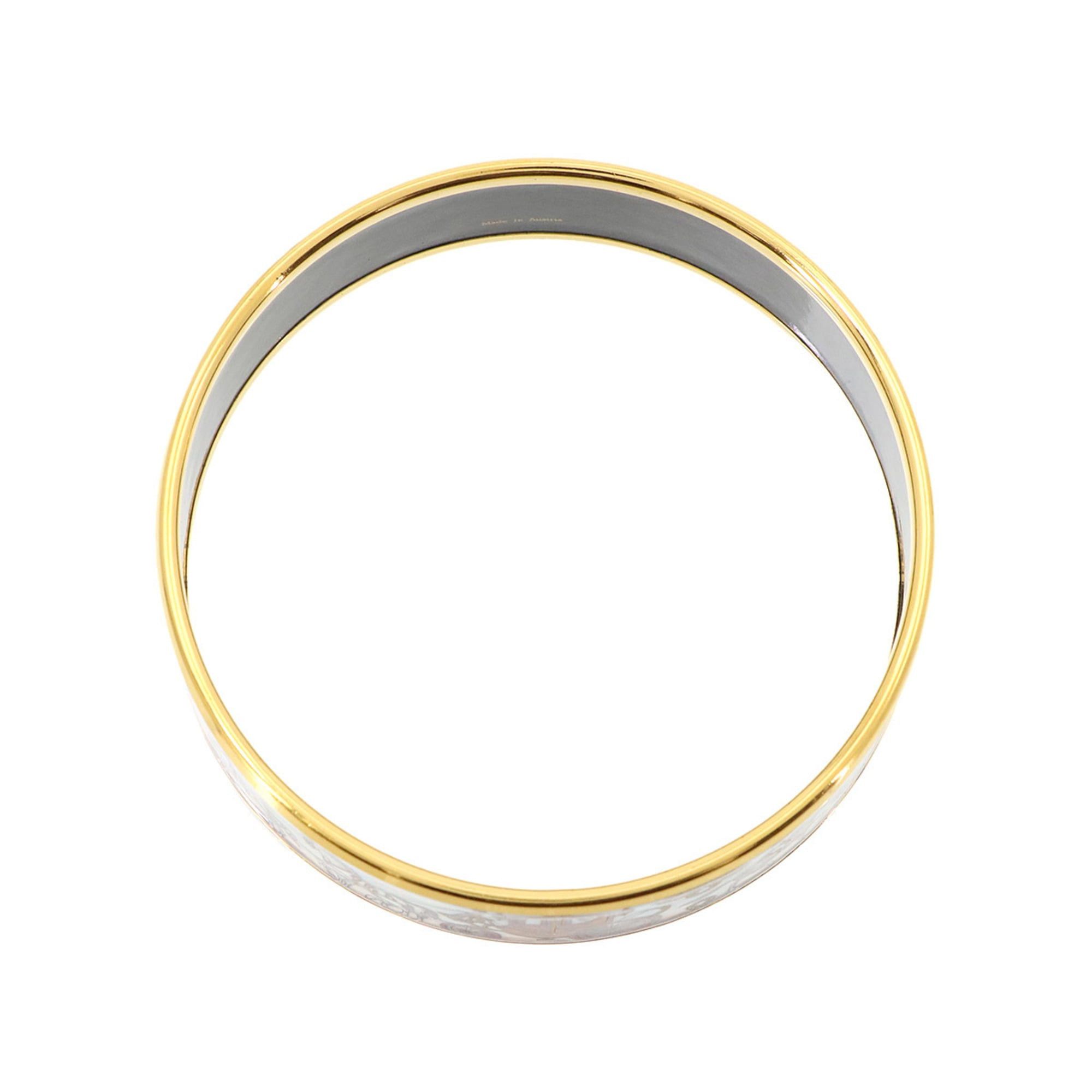 Hermes Hermes Email GM Bangle Bracelet Multicolor Gold Size ONE SIZE - 4 Thumbnail