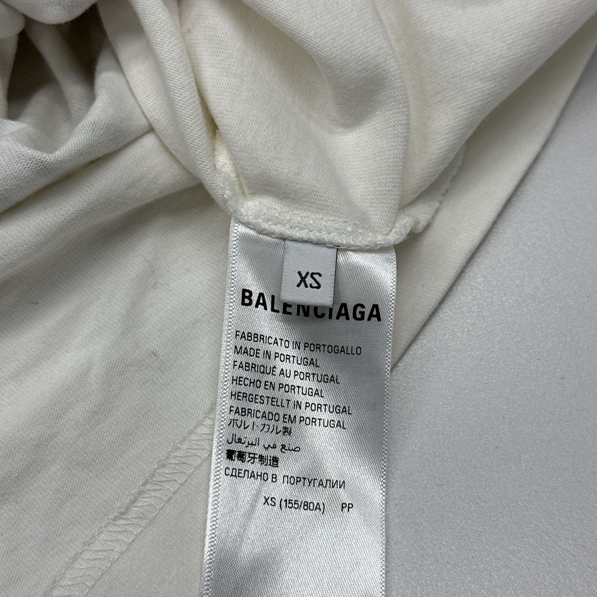 Balenciaga Balenciaga Graphic Logo T-Shirt Size XS Size US XS / EU 42 / 0 - 4 Thumbnail