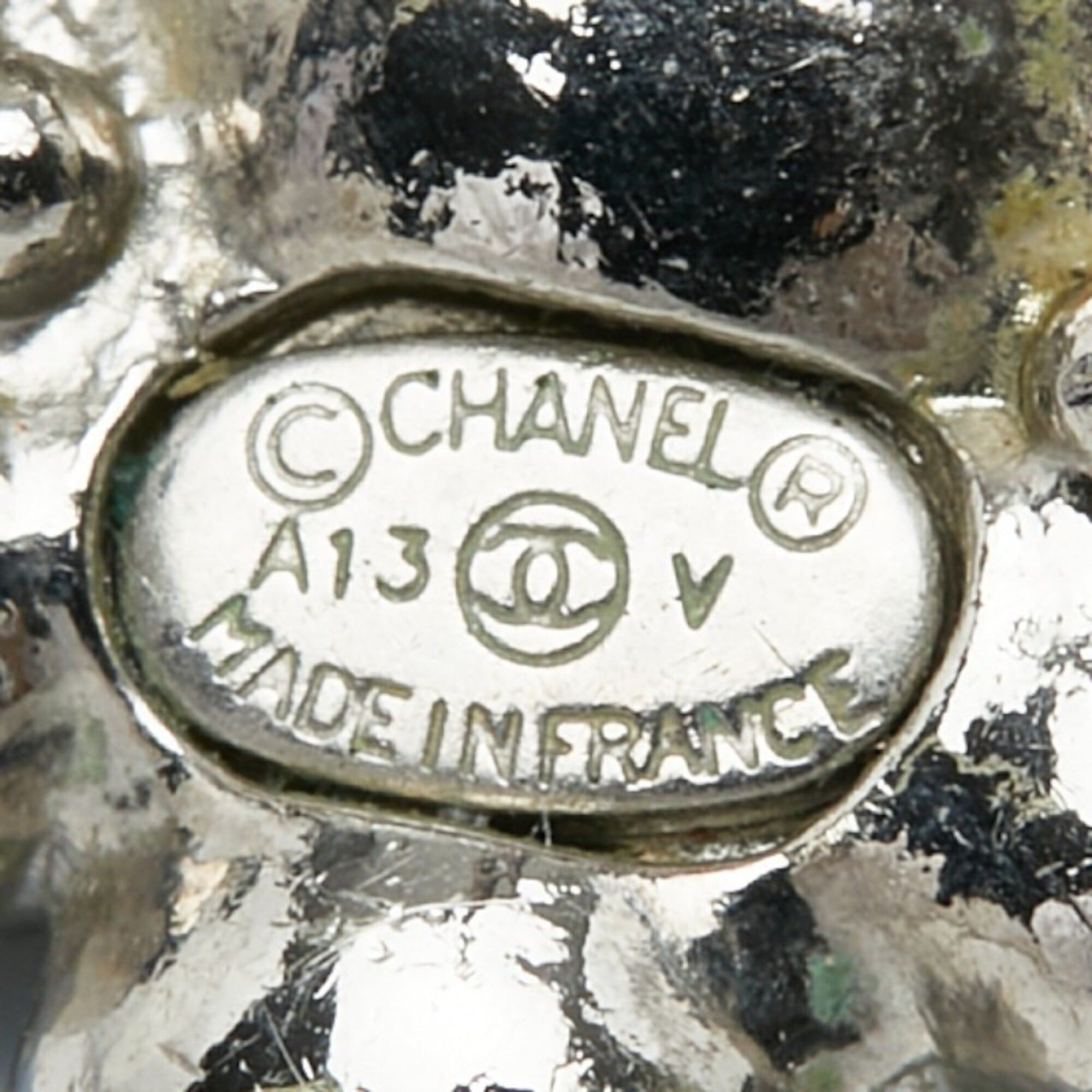 Chanel Chanel Stud Earrings A13V Silver Metal Bijou Women's CHANEL Size ONE SIZE - 4 Thumbnail