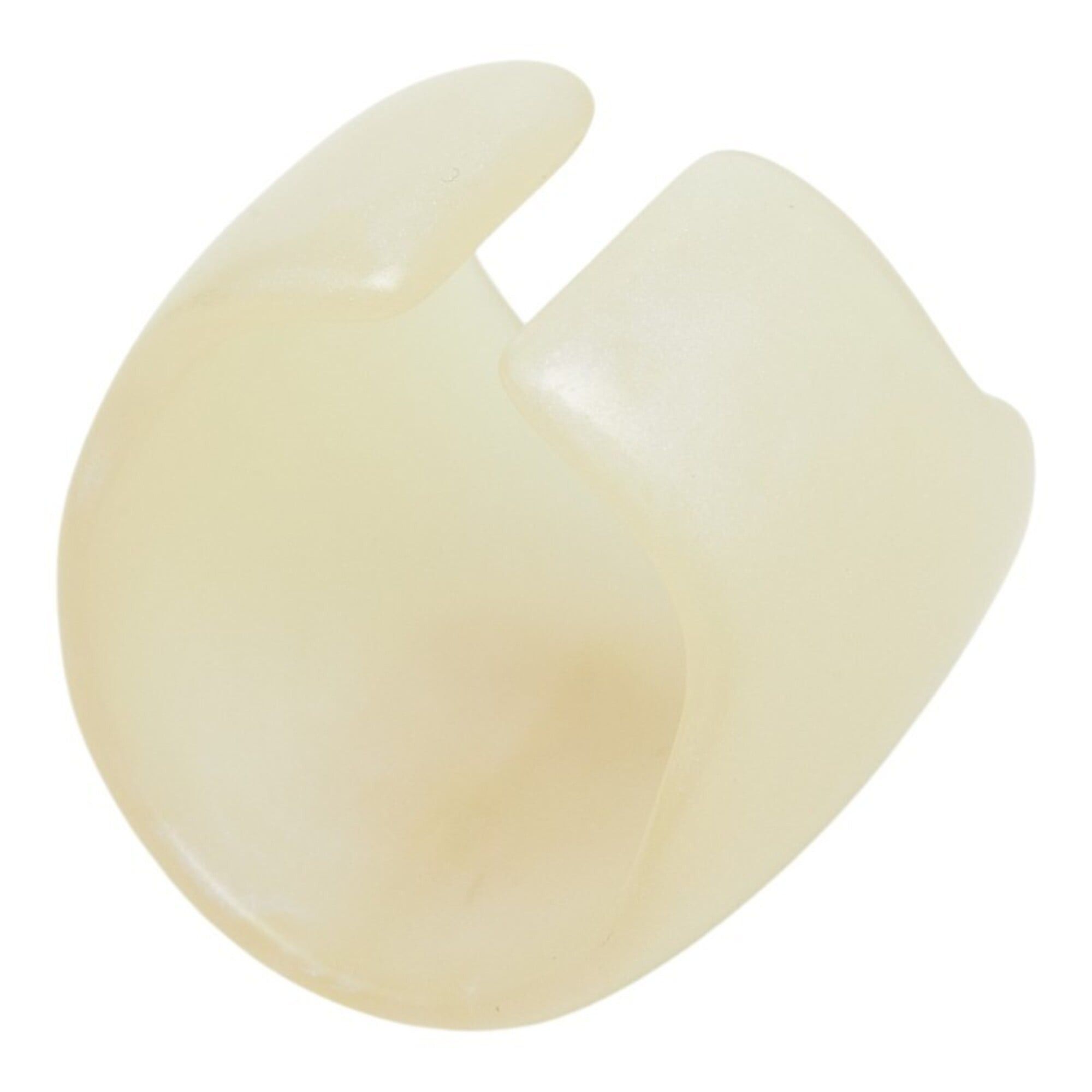 Chanel Chanel Coco Mark Ring, Ivory Silver Plastic, Women's CHANEL Size ONE SIZE - 5 Thumbnail