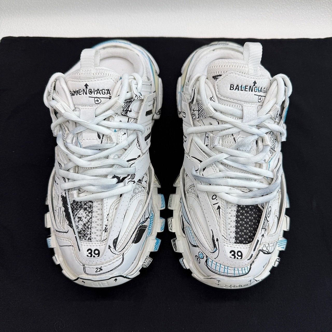 Balenciaga Balenciaga Track Mules Size 39 Size US 9 / IT 39 - 2 Thumbnail