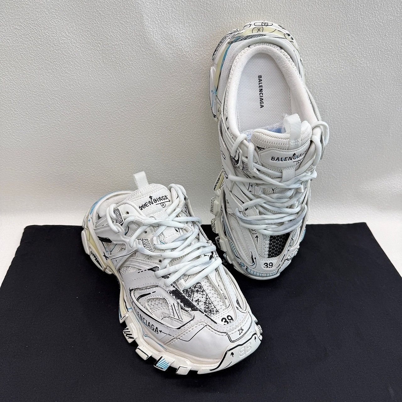 Balenciaga Balenciaga Track Mules Size 39 Size US 9 / IT 39 - 8 Thumbnail