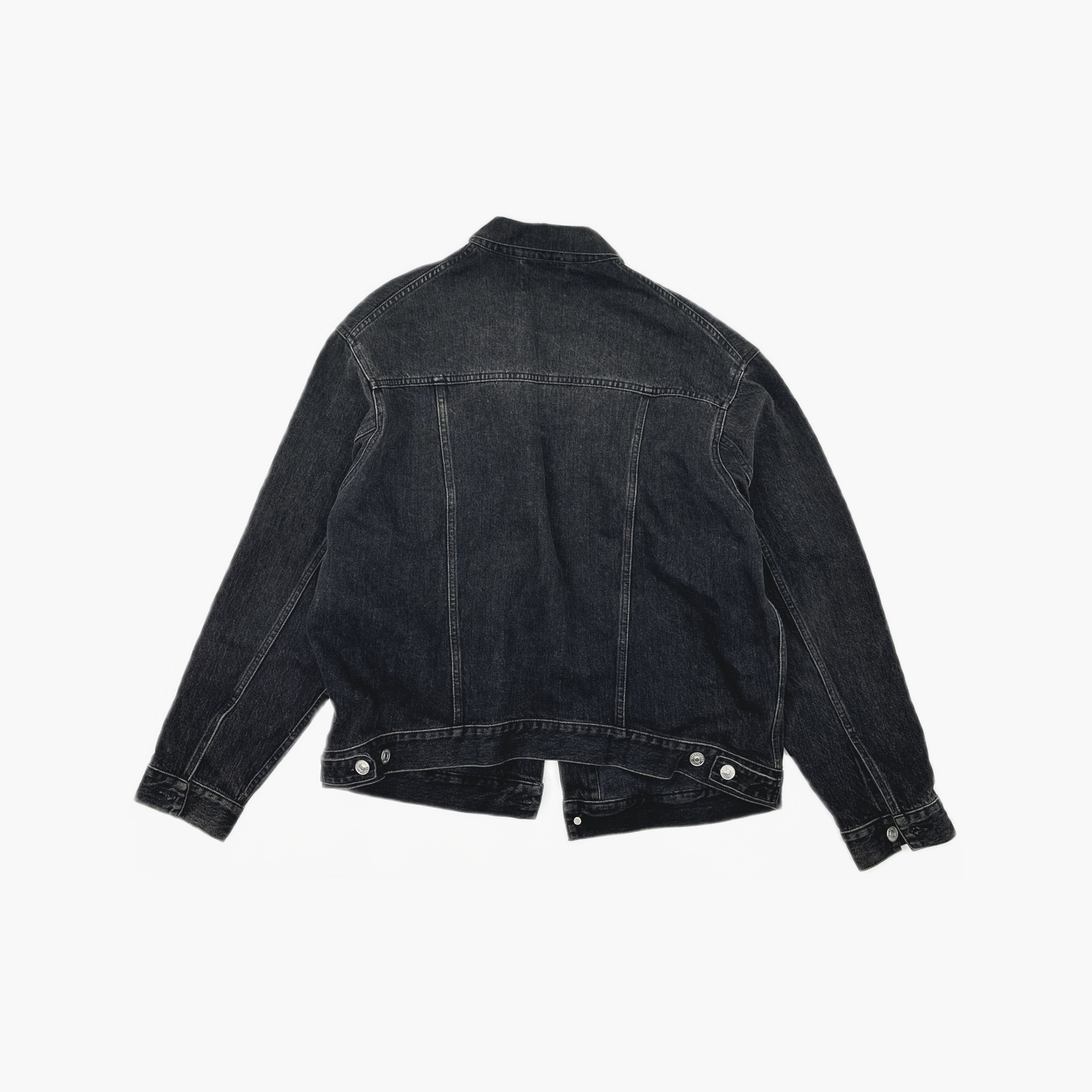 Balenciaga Balenciaga Logo Denim Jacket Size S Size US S / EU 44-46 / 1 - 2 Thumbnail