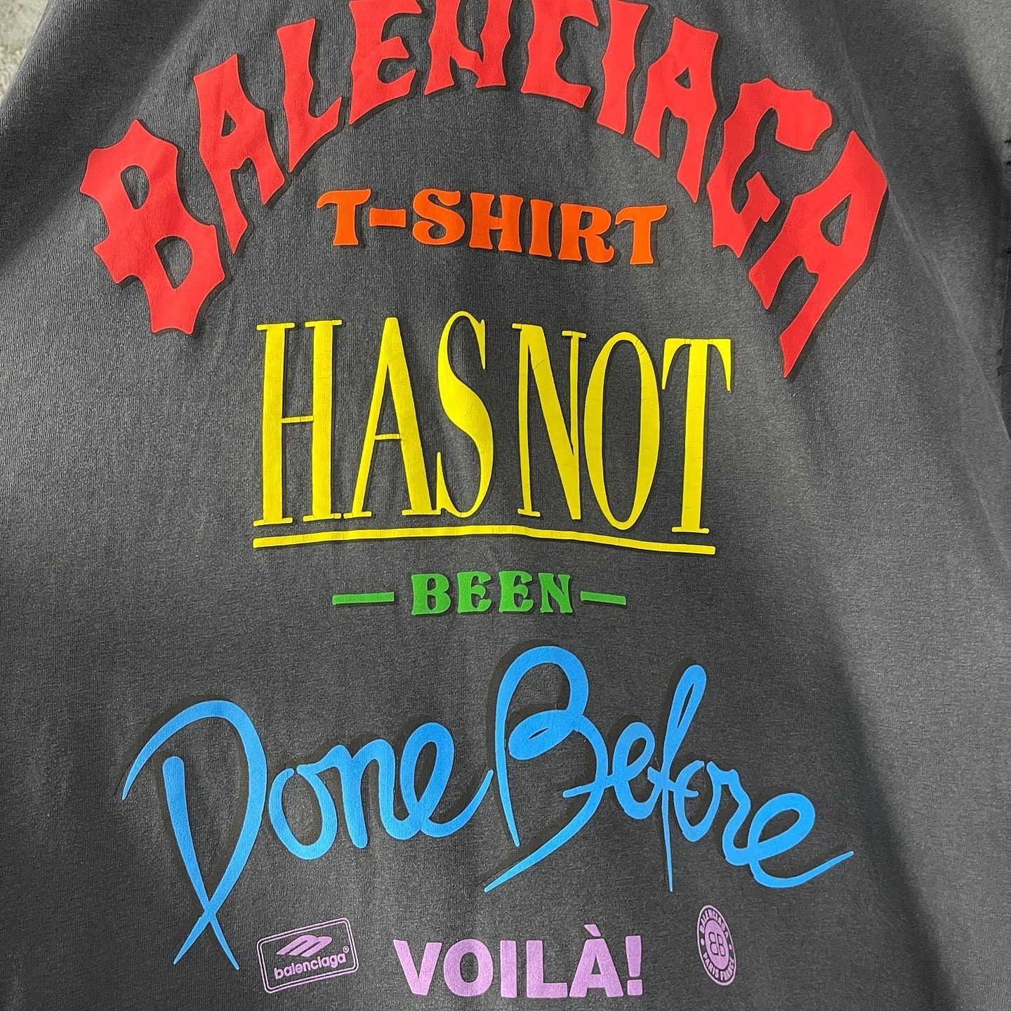 Balenciaga Balenciaga Has Not Been Done Before T-Shirt Size S Size US S / EU 44-46 / 1 - 8 Thumbnail