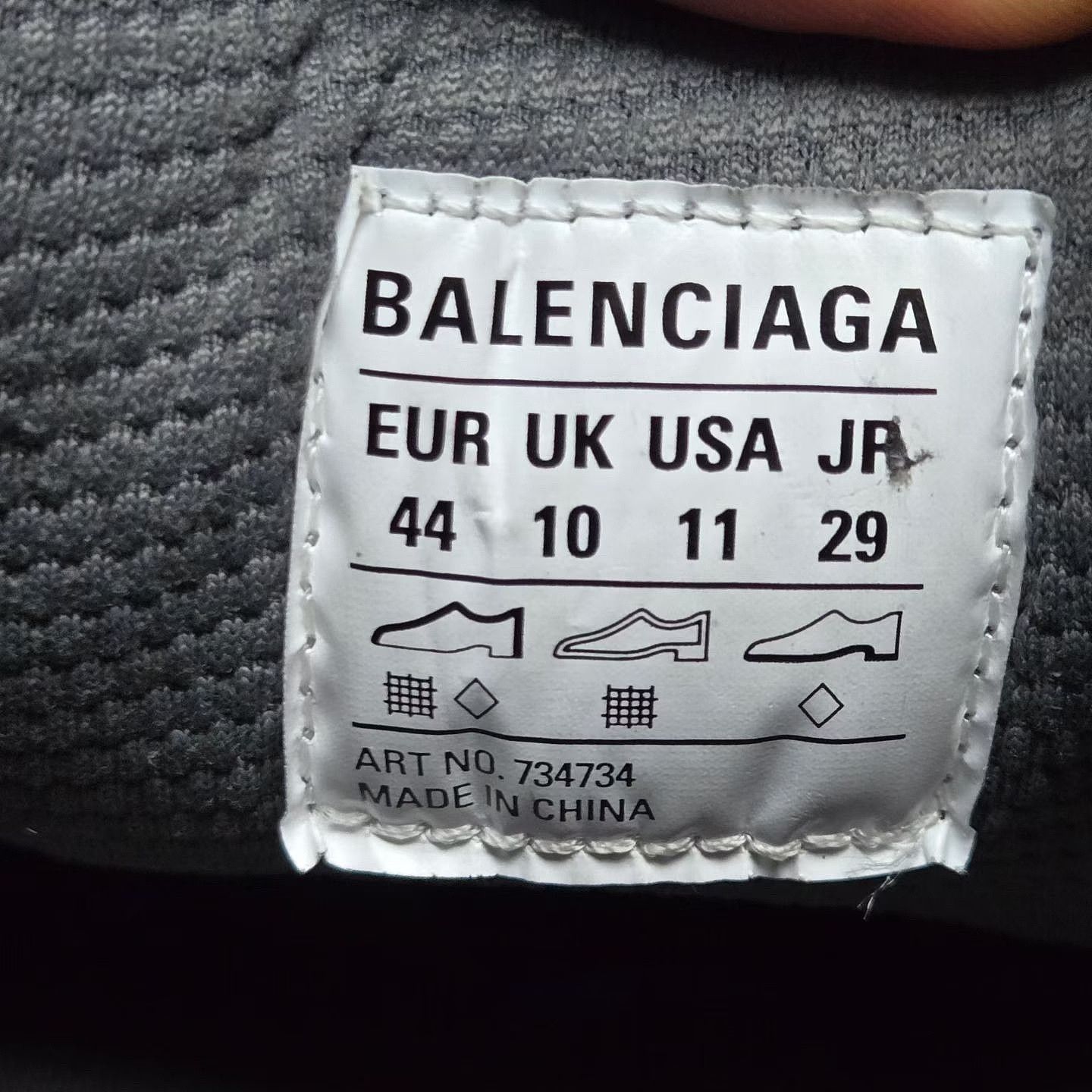 Balenciaga Balenciaga 3XL Low-Top Sneakers Size 11 Size US 11 / EU 44 - 5 Thumbnail