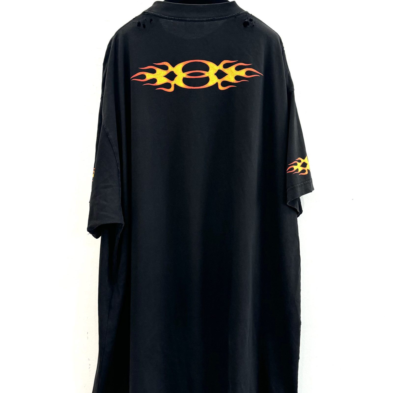 Balenciaga Balenciaga Flame Logo T-Shirt Size L Size US L / EU 52-54 / 3 - 2 Thumbnail