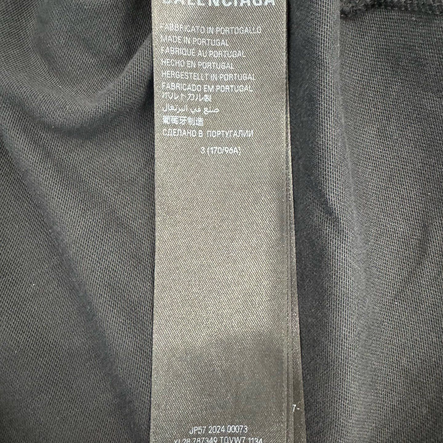 Balenciaga Balenciaga Flame Logo T-Shirt Size L Size US L / EU 52-54 / 3 - 4 Thumbnail