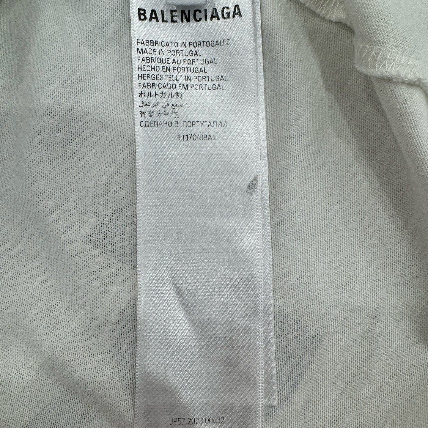 Balenciaga Balenciaga Graphic Logo Long Sleeve T-Shirt Size S Size US S / EU 44-46 / 1 - 4 Thumbnail