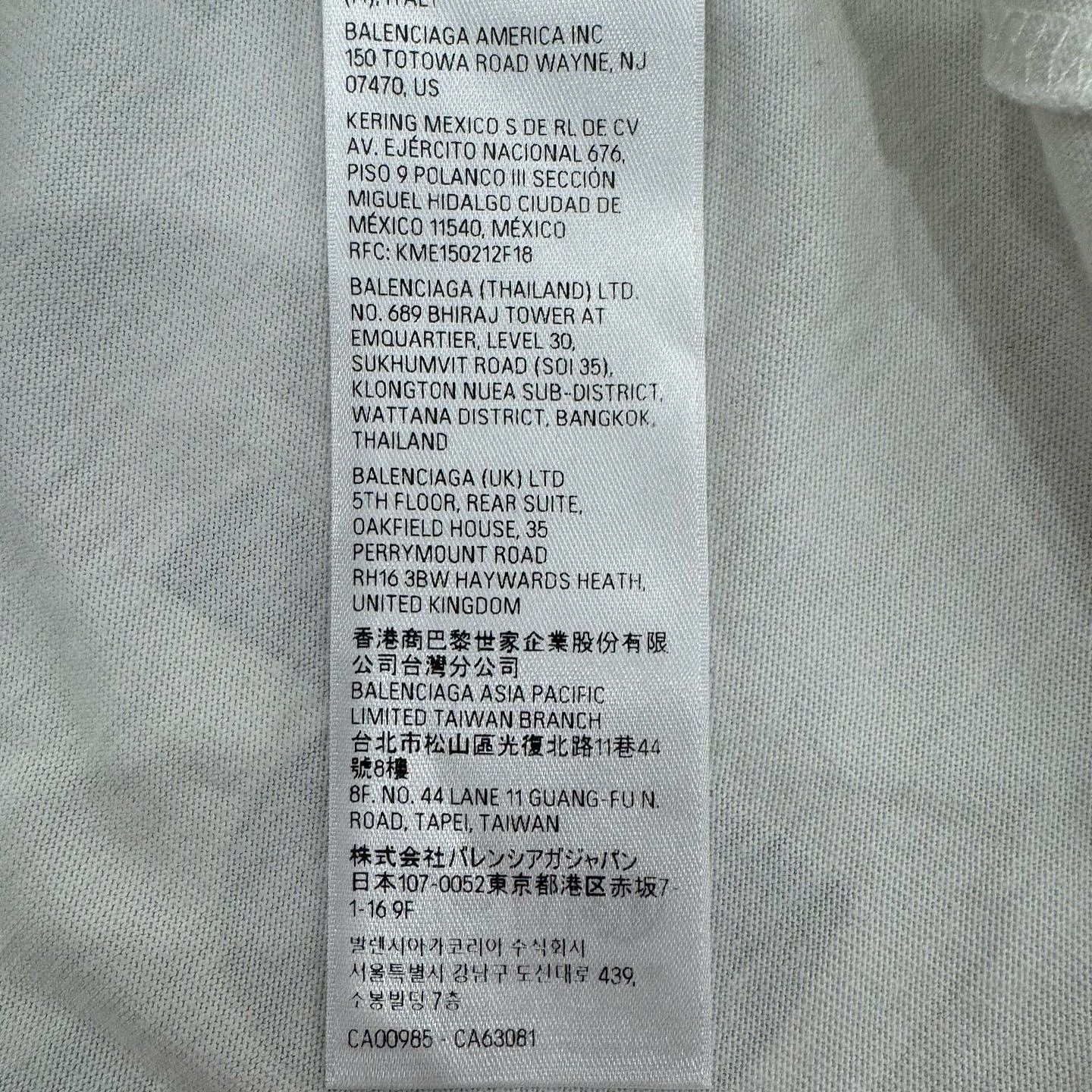 Balenciaga Balenciaga Graphic Logo Long Sleeve T-Shirt Size S Size US S / EU 44-46 / 1 - 6 Thumbnail