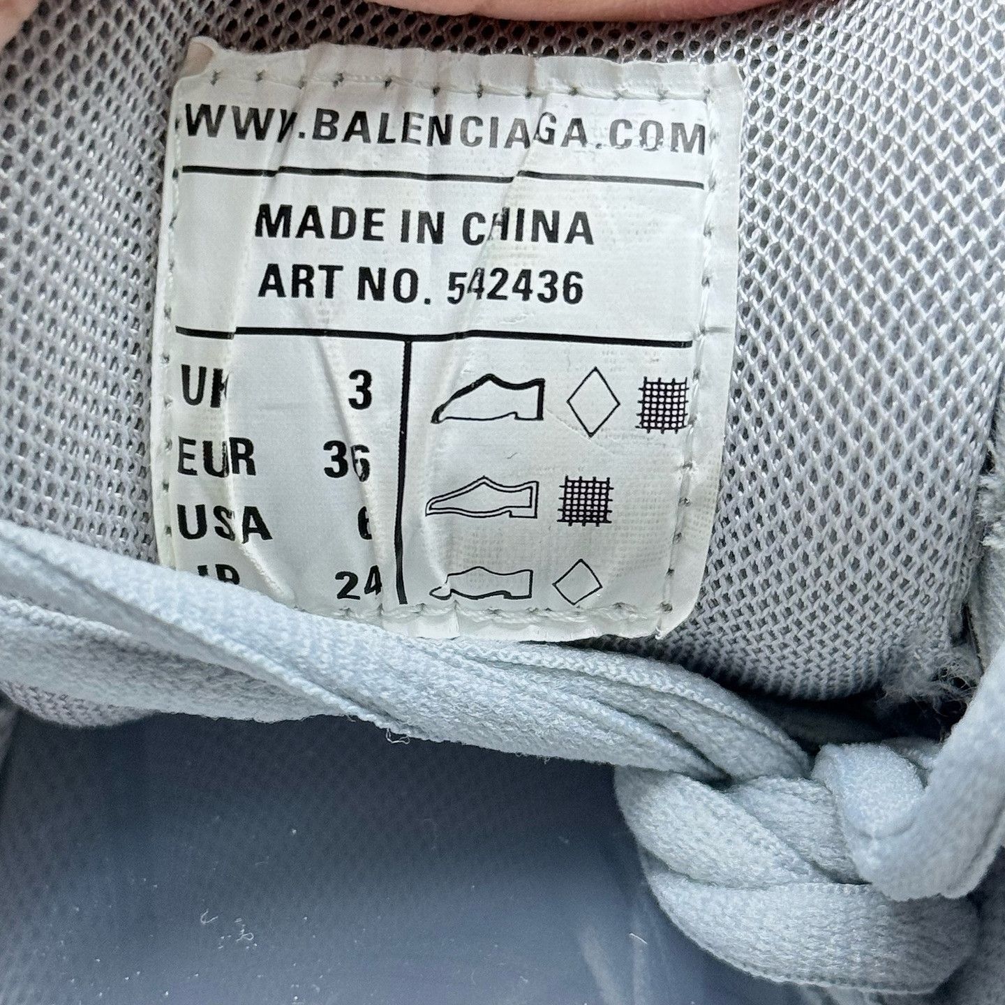Balenciaga Balenciaga Silver Track Sneakers Size 36 Size US 6 / IT 36 - 5 Thumbnail
