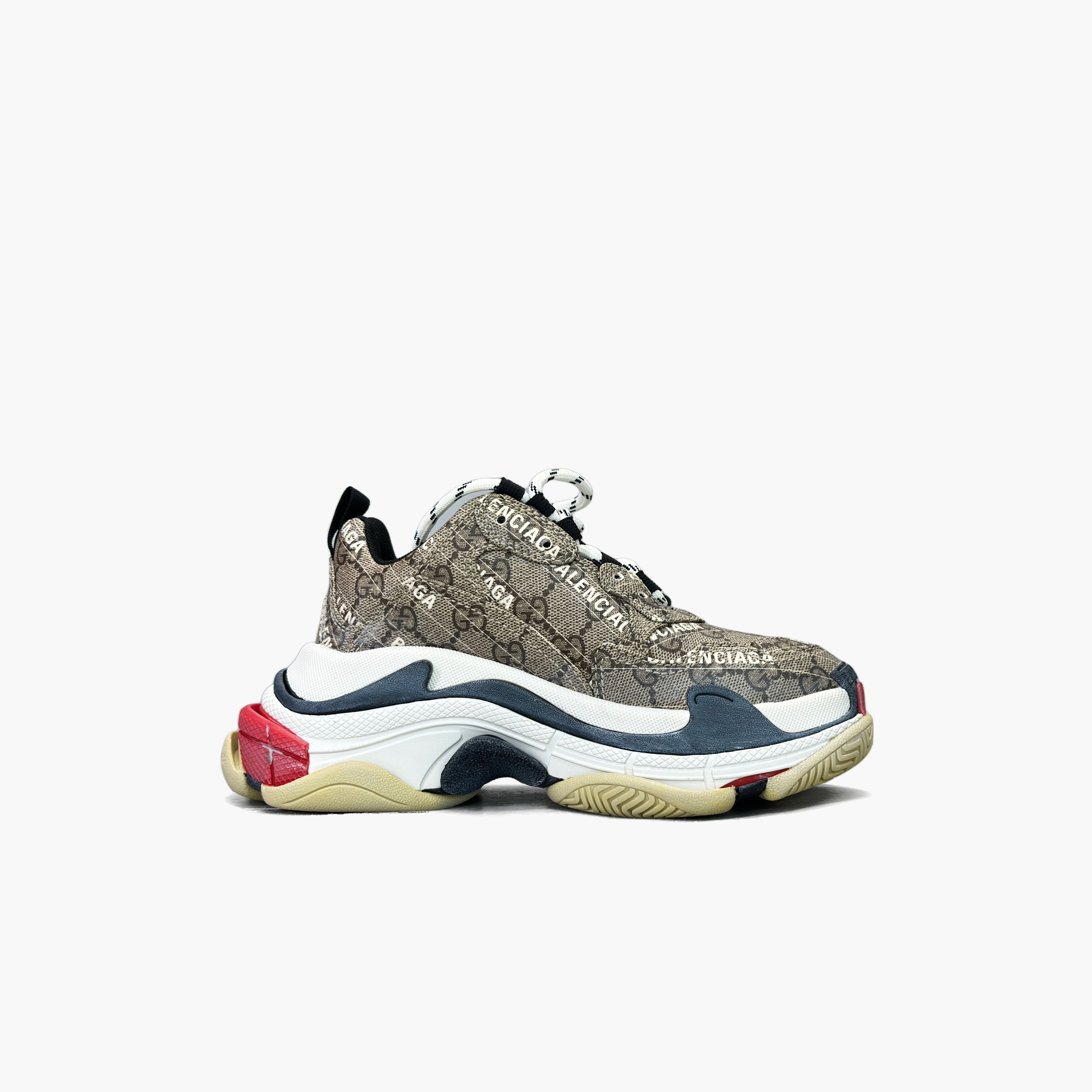 Balenciaga × Gucci Balenciaga x Gucci Triple S Sneakers Size 34 Size US 4 / IT 34 - 2 Thumbnail