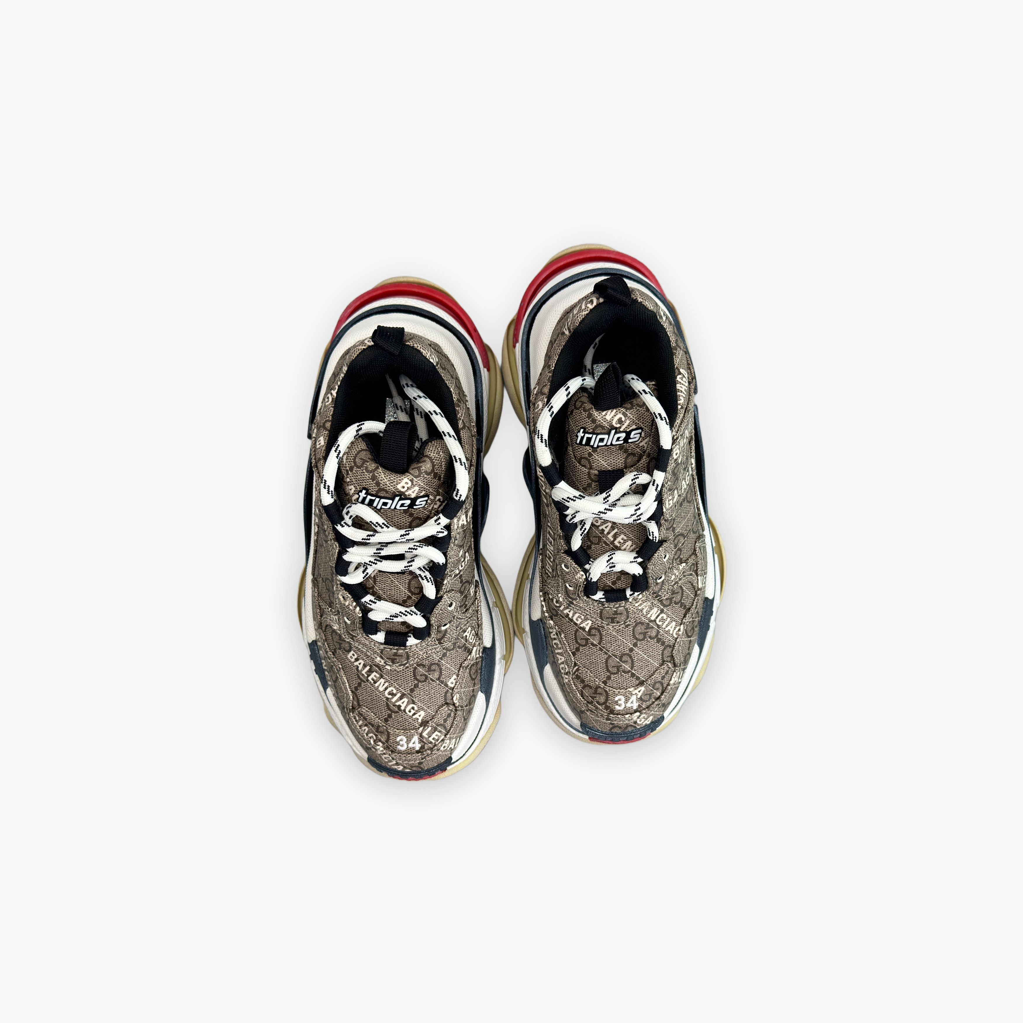 Balenciaga × Gucci Balenciaga x Gucci Triple S Sneakers Size 34 Size US 4 / IT 34 - 9 Thumbnail
