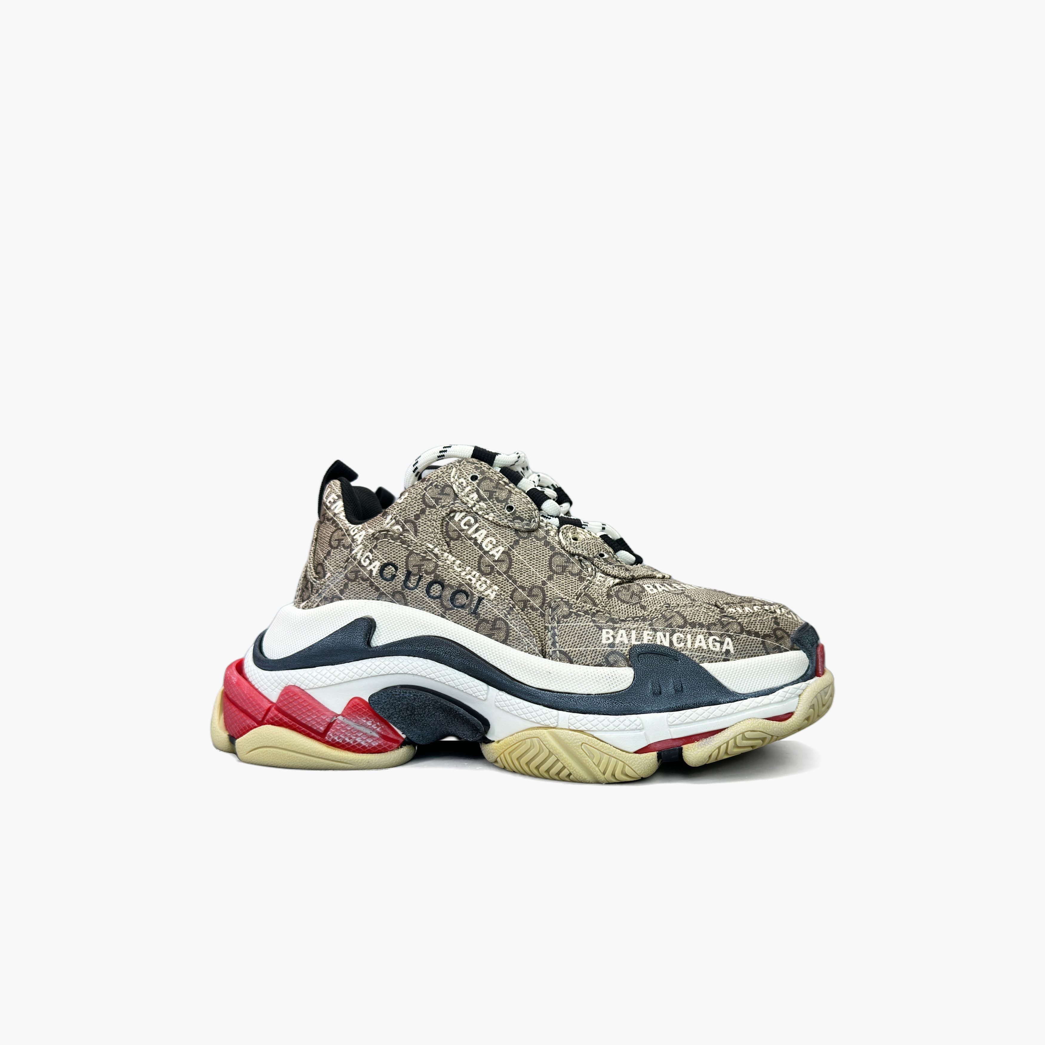 Balenciaga × Gucci Balenciaga x Gucci Triple S Sneakers Size 34 Size US 4 / IT 34 - 4 Thumbnail