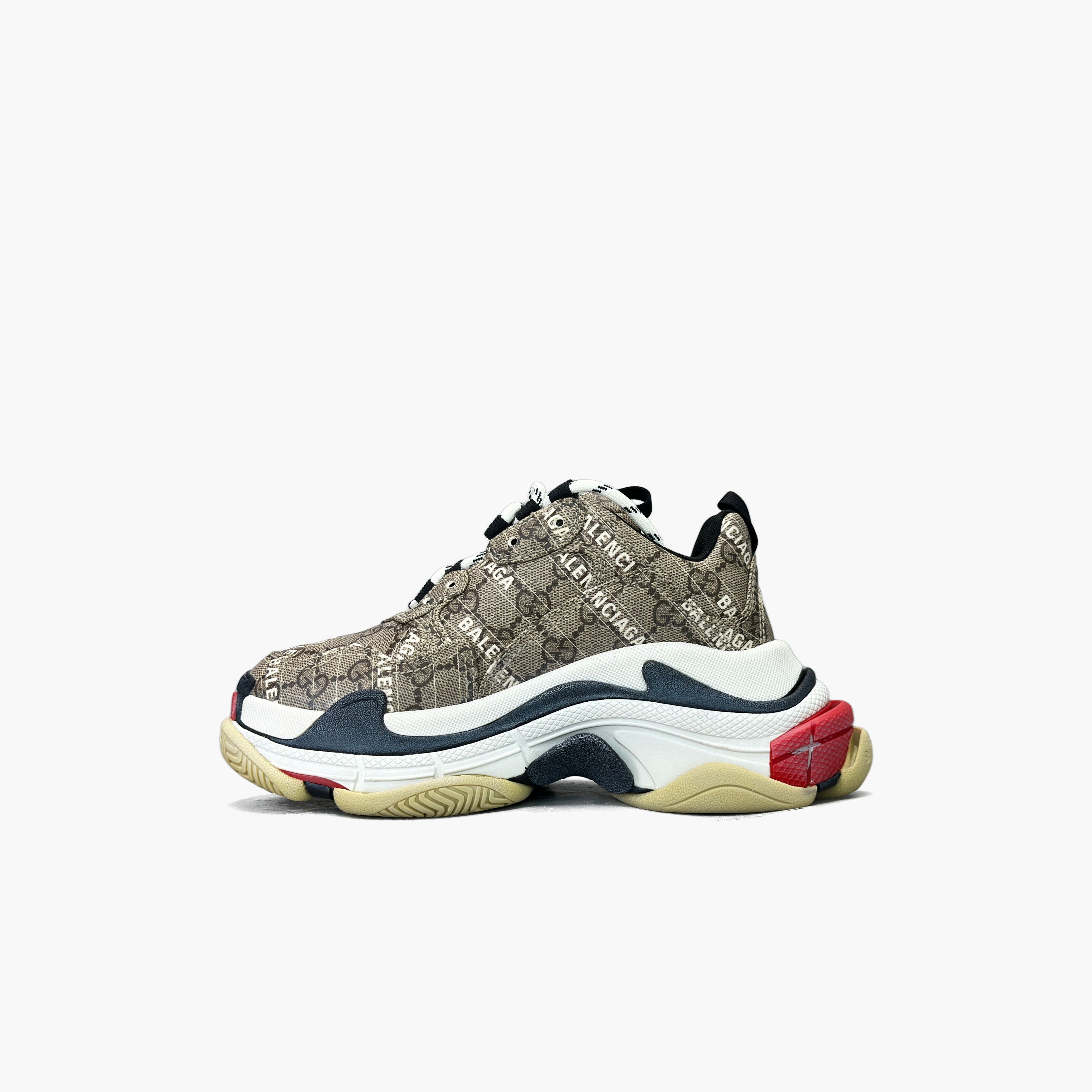 Balenciaga × Gucci Balenciaga x Gucci Triple S Sneakers Size 34 Size US 4 / IT 34 - 3 Thumbnail