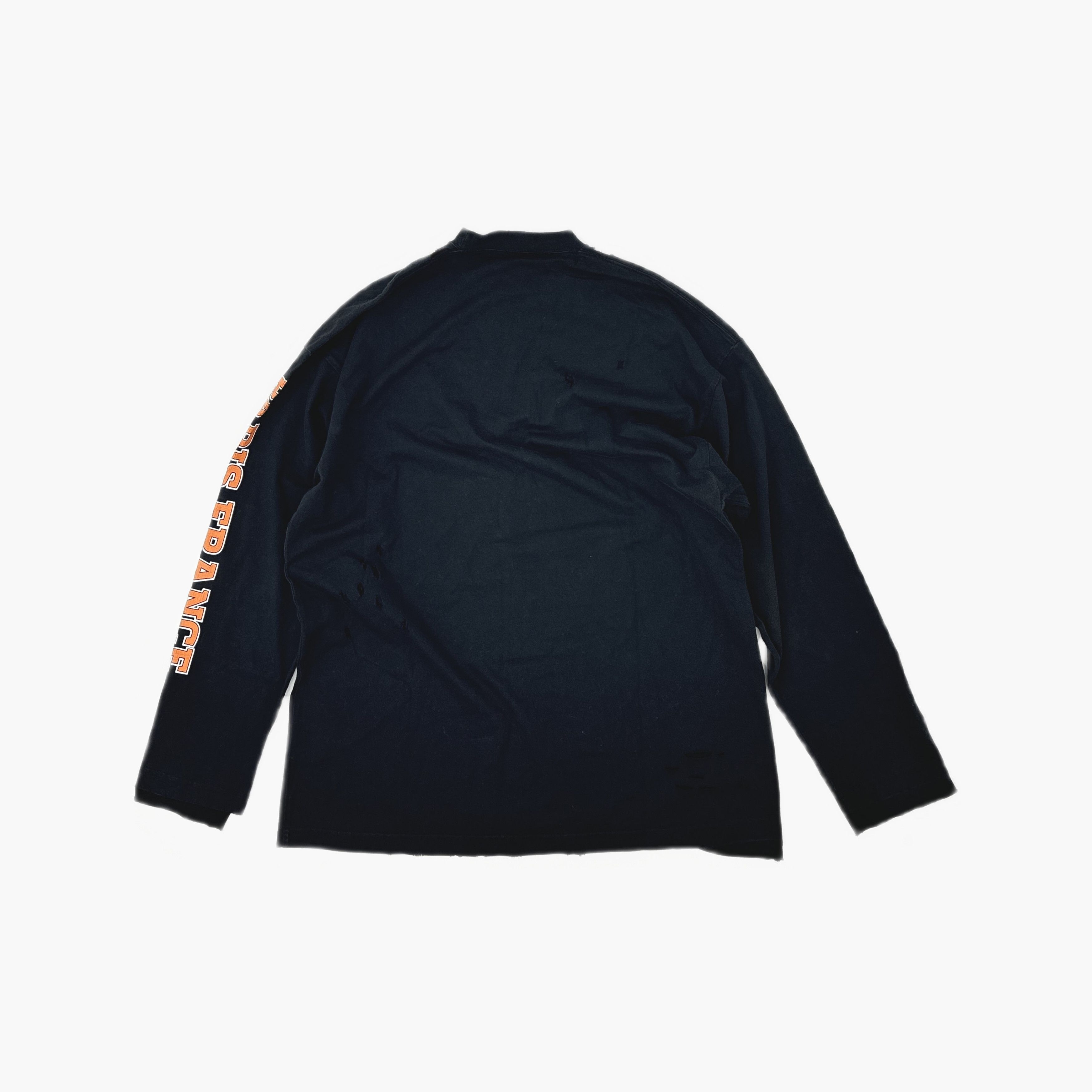 Balenciaga Balenciaga Logo Print Long Sleeve Tee L Size US L / EU 52-54 / 3 - 2 Thumbnail