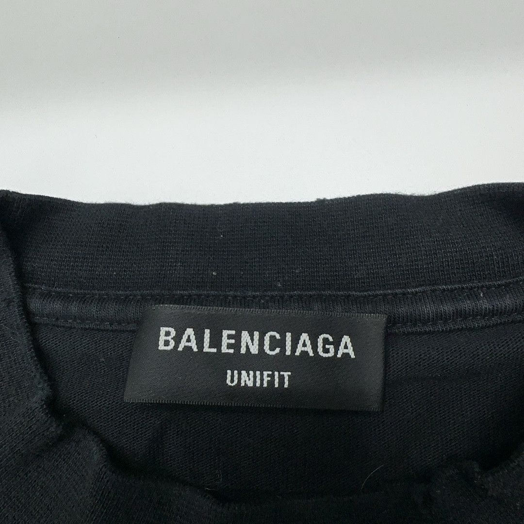 Balenciaga Balenciaga Logo Print Long Sleeve Tee L Size US L / EU 52-54 / 3 - 4 Thumbnail