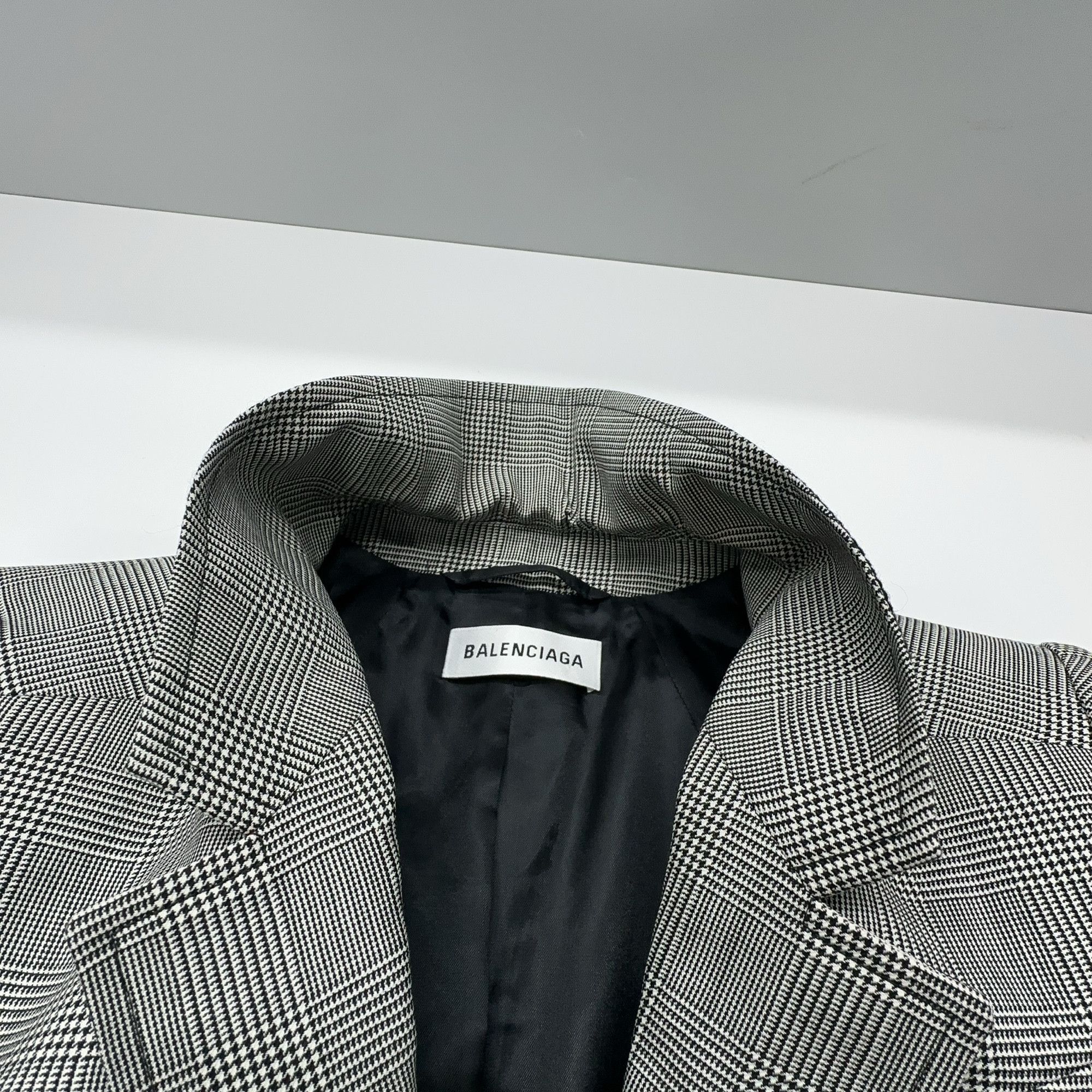 Balenciaga Balenciaga Glen Plaid Blazer Size 34 Size XS / US 0-2 / IT 36-38 - 5 Thumbnail