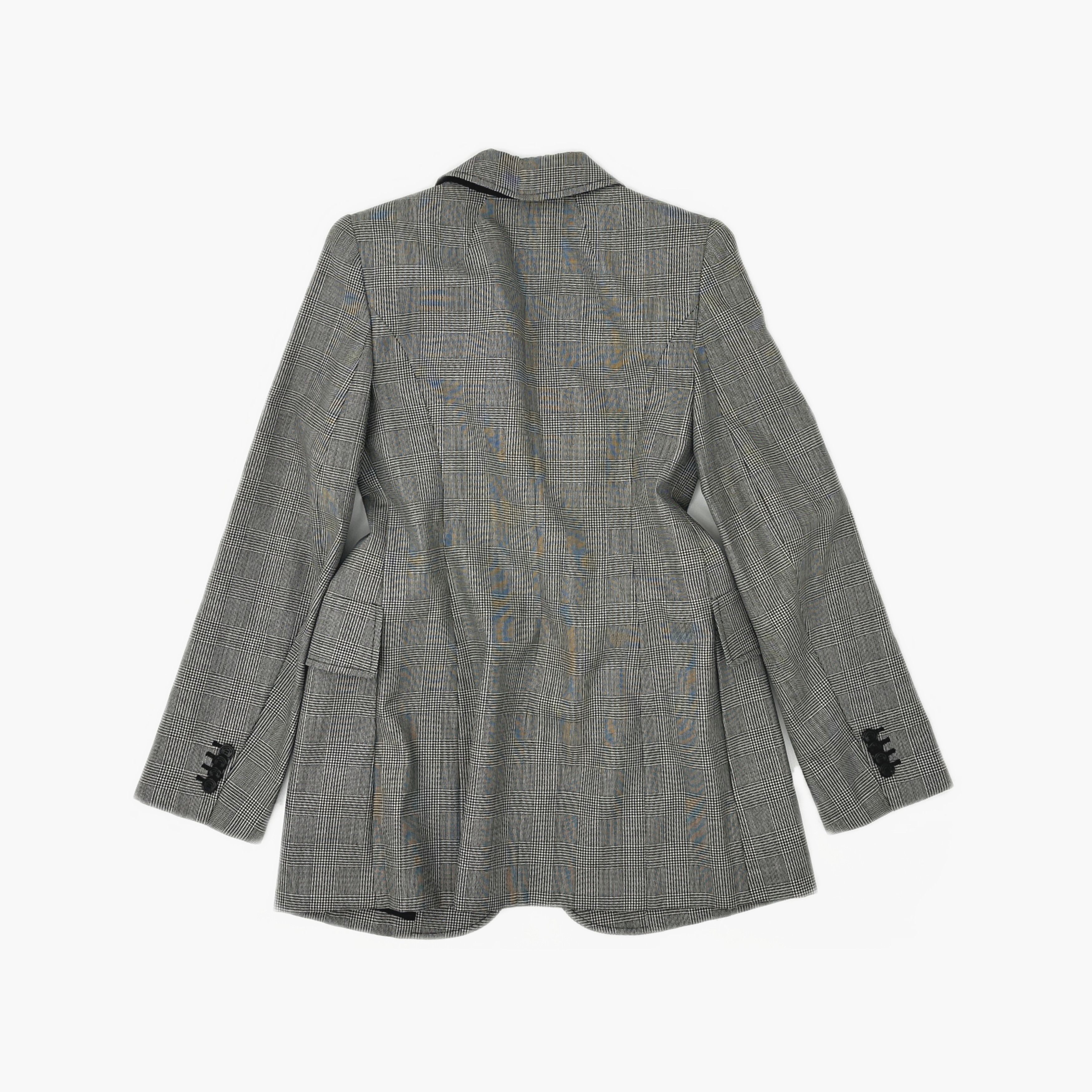 Balenciaga Balenciaga Glen Plaid Blazer Size 34 Size XS / US 0-2 / IT 36-38 - 2 Thumbnail