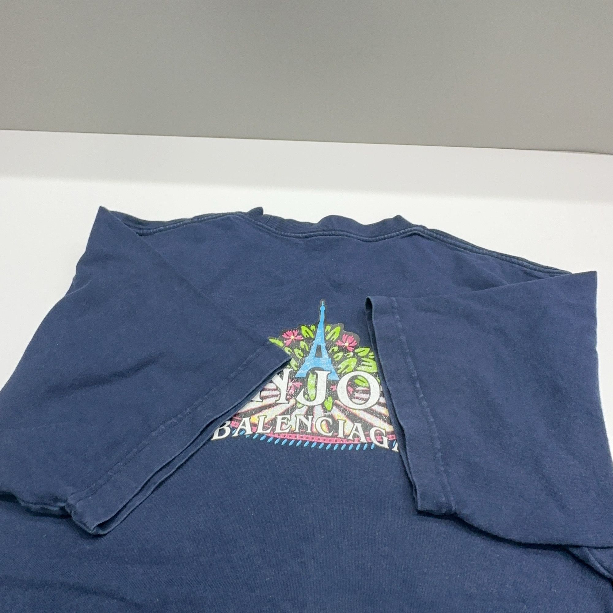 Balenciaga Balenciaga Bonjour Paris Graphic T-Shirt Size S Size US S / EU 44-46 / 1 - 12 Thumbnail