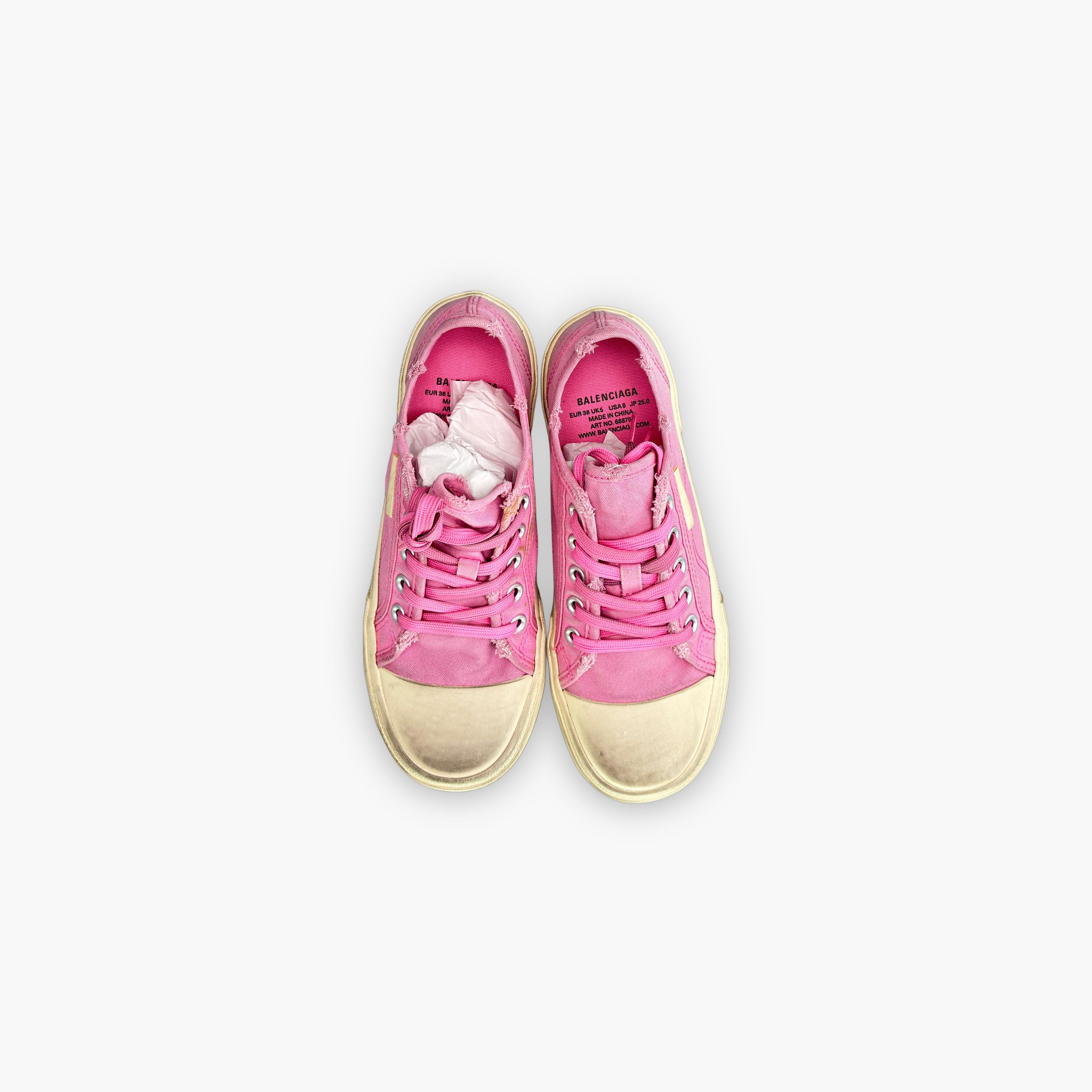 Balenciaga Balenciaga Pink Paris Sneakers Size 38 Size US 7 / IT 37 - 9 Thumbnail