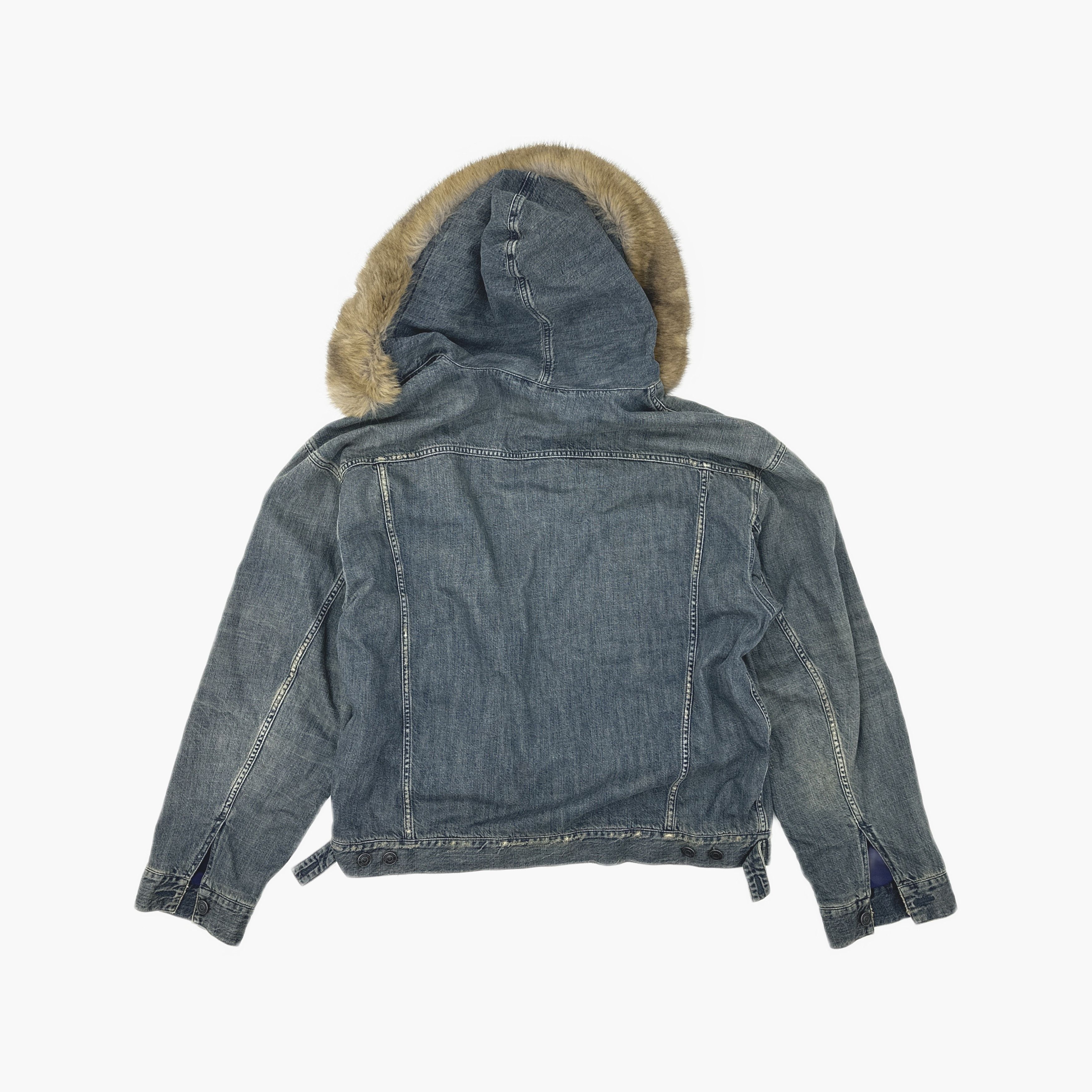 Balenciaga Balenciaga Hooded Denim Jacket Size L Size US L / EU 52-54 / 3 - 2 Thumbnail