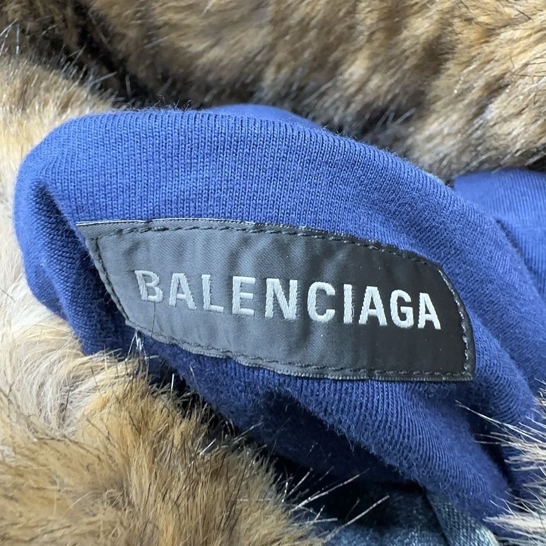Balenciaga Balenciaga Hooded Denim Jacket Size L Size US L / EU 52-54 / 3 - 7 Thumbnail