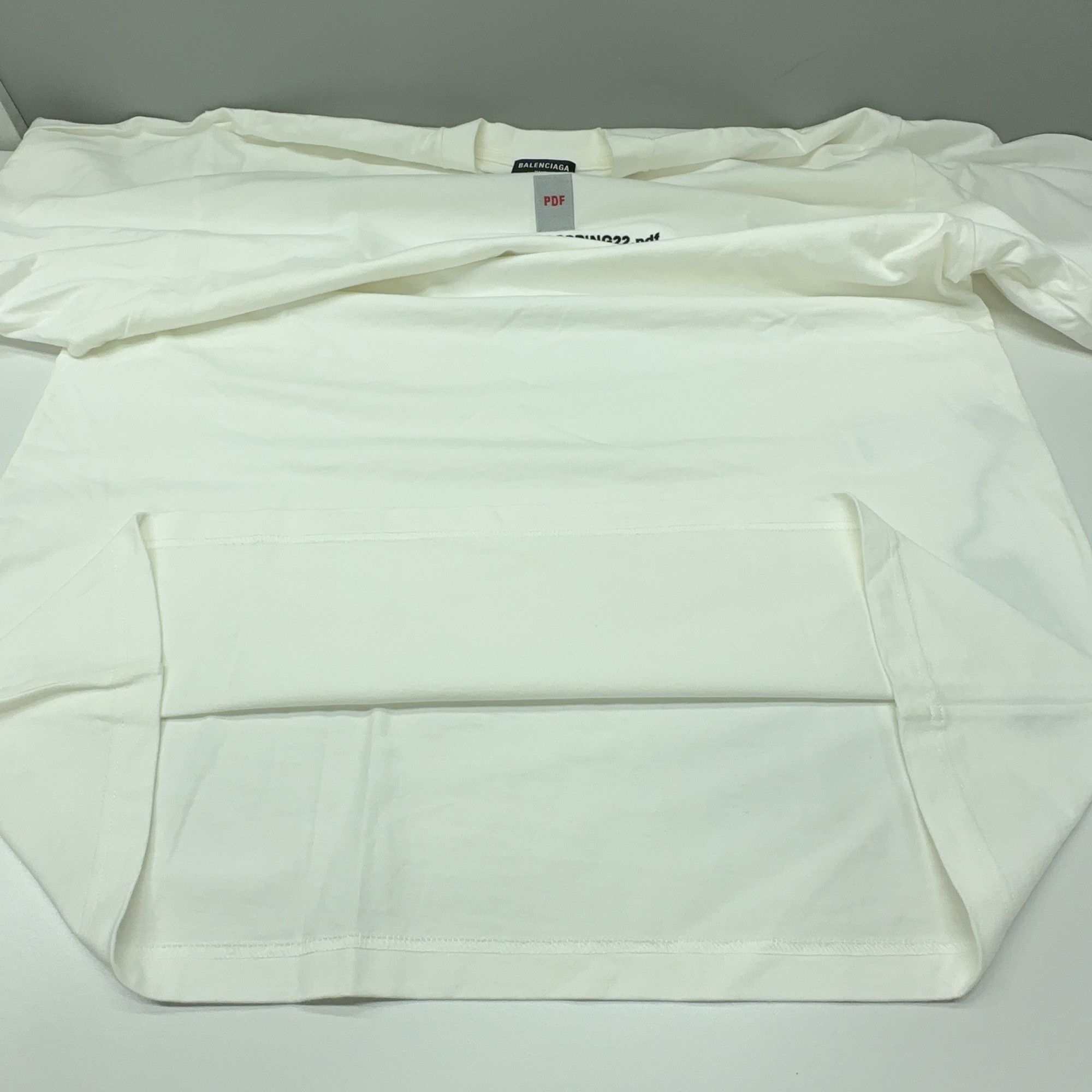Balenciaga Balenciaga PDF Logo T-Shirt Size US M Size US M / EU 48-50 / 2 - 8 Thumbnail