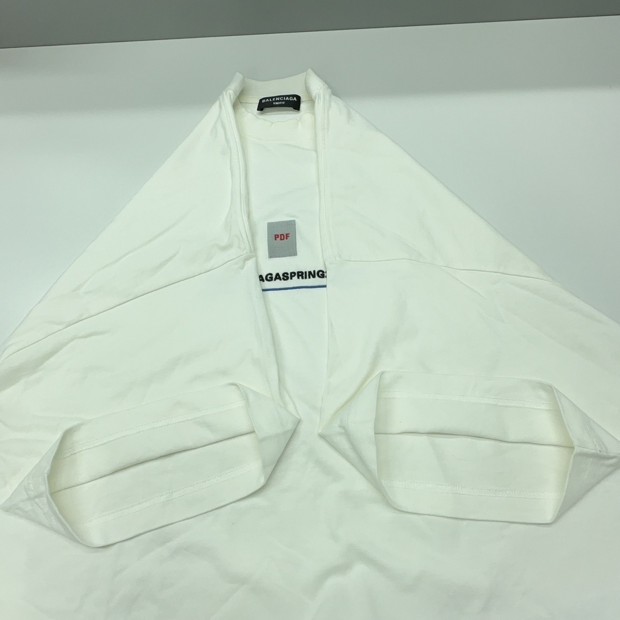 Balenciaga Balenciaga PDF Logo T-Shirt Size US M Size US M / EU 48-50 / 2 - 9 Thumbnail
