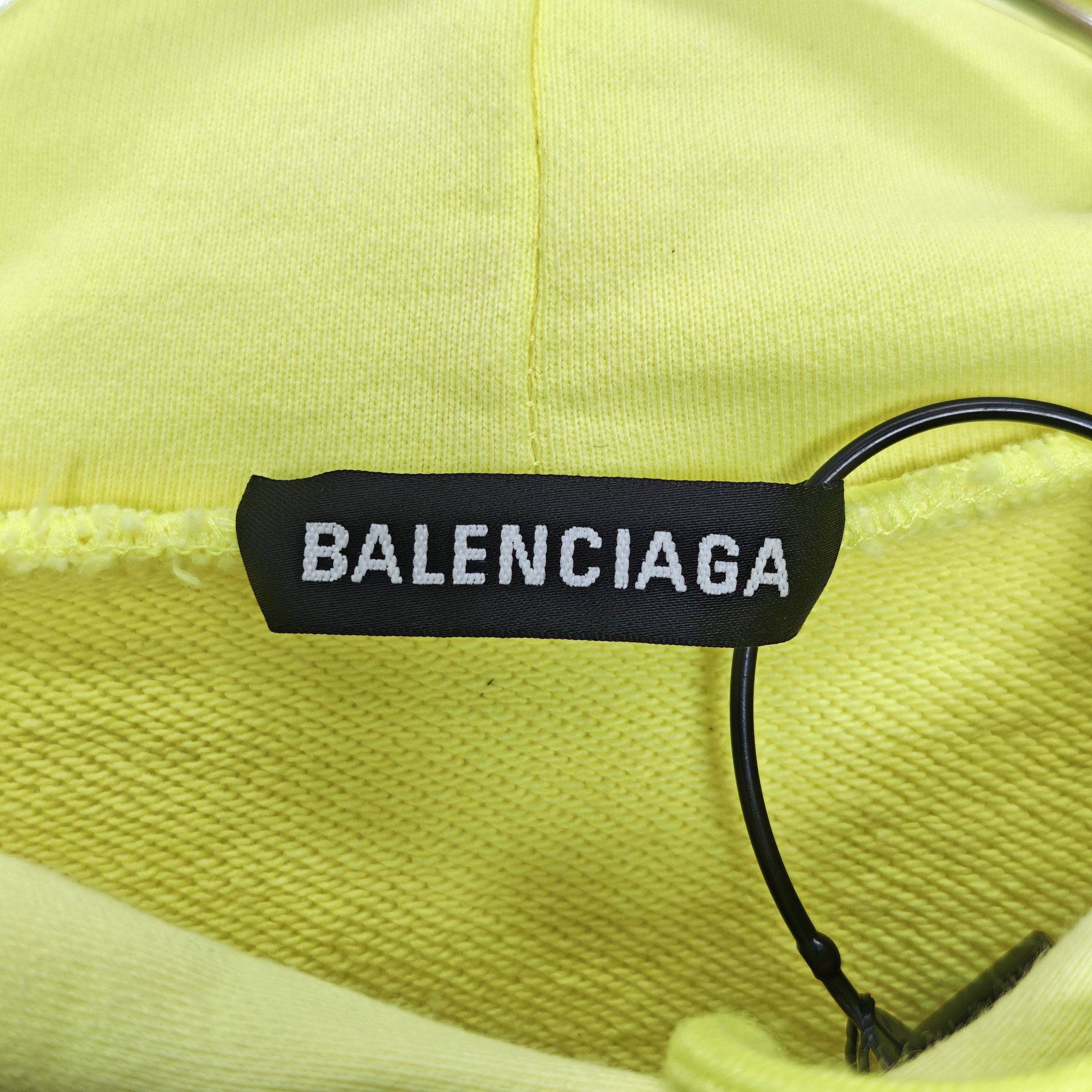 Balenciaga Balenciaga Crew Print Hoodie Size S Size US S / EU 44-46 / 1 - 3 Thumbnail