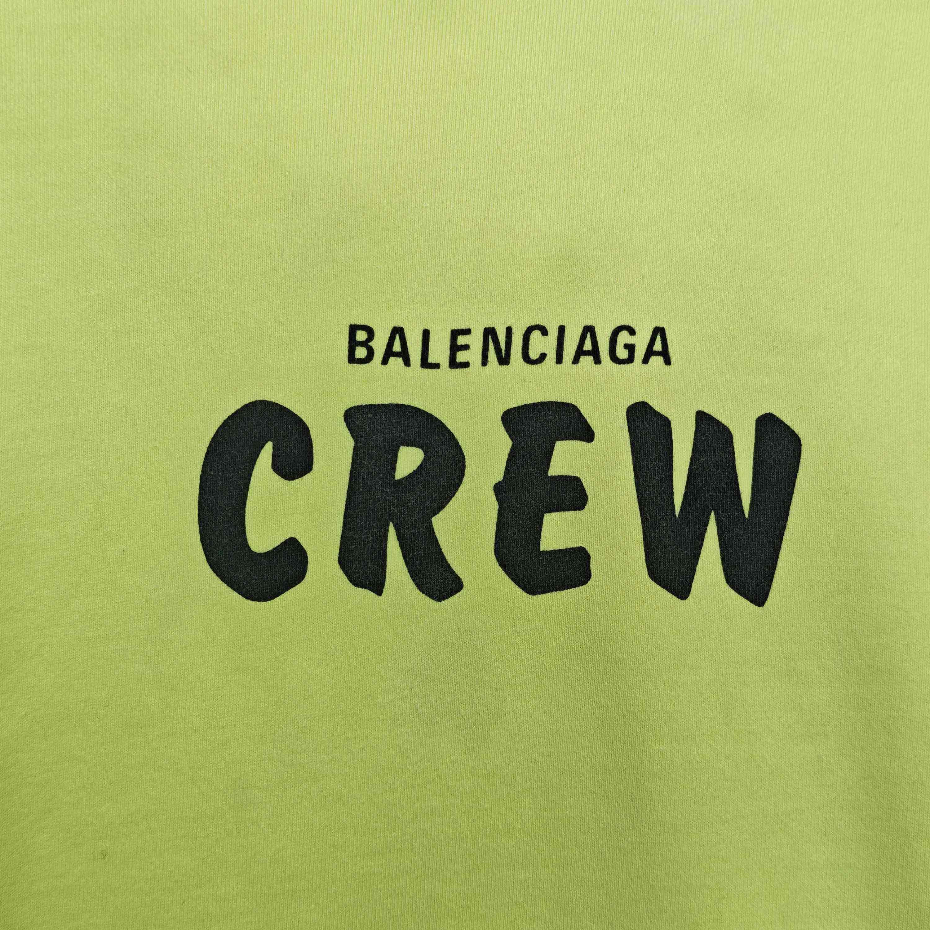 Balenciaga Balenciaga Crew Print Hoodie Size S Size US S / EU 44-46 / 1 - 7 Thumbnail