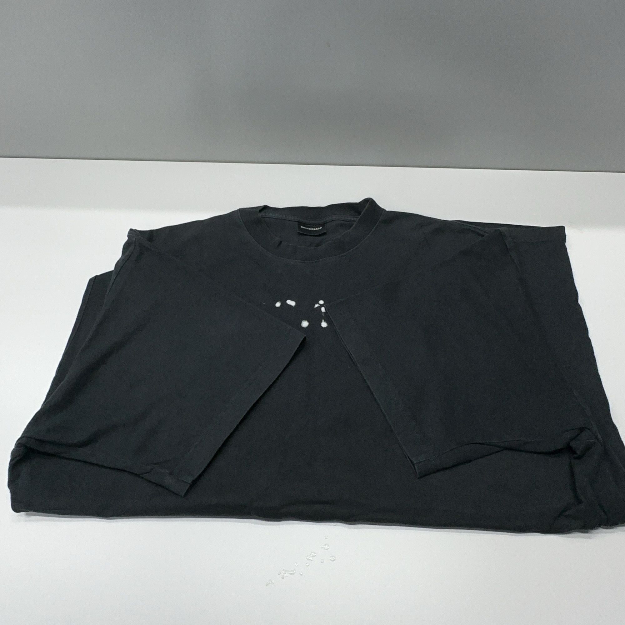 Balenciaga Balenciaga Logo Short Sleeve T-Shirt Size M Size US M / EU 48-50 / 2 - 7 Thumbnail