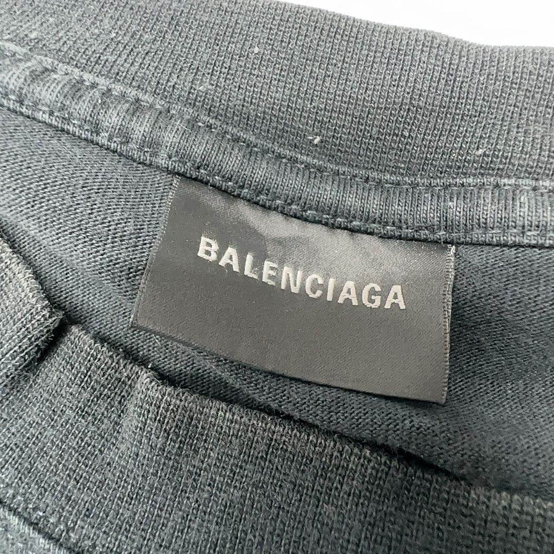 Balenciaga Balenciaga Logo Short Sleeve T-Shirt Size M Size US M / EU 48-50 / 2 - 5 Thumbnail