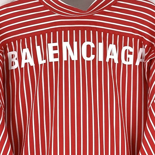 Balenciaga Balenciaga Striped Button Up Shirt Size 34 Size XS / US 0-2 / IT 36-38 - 7 Thumbnail