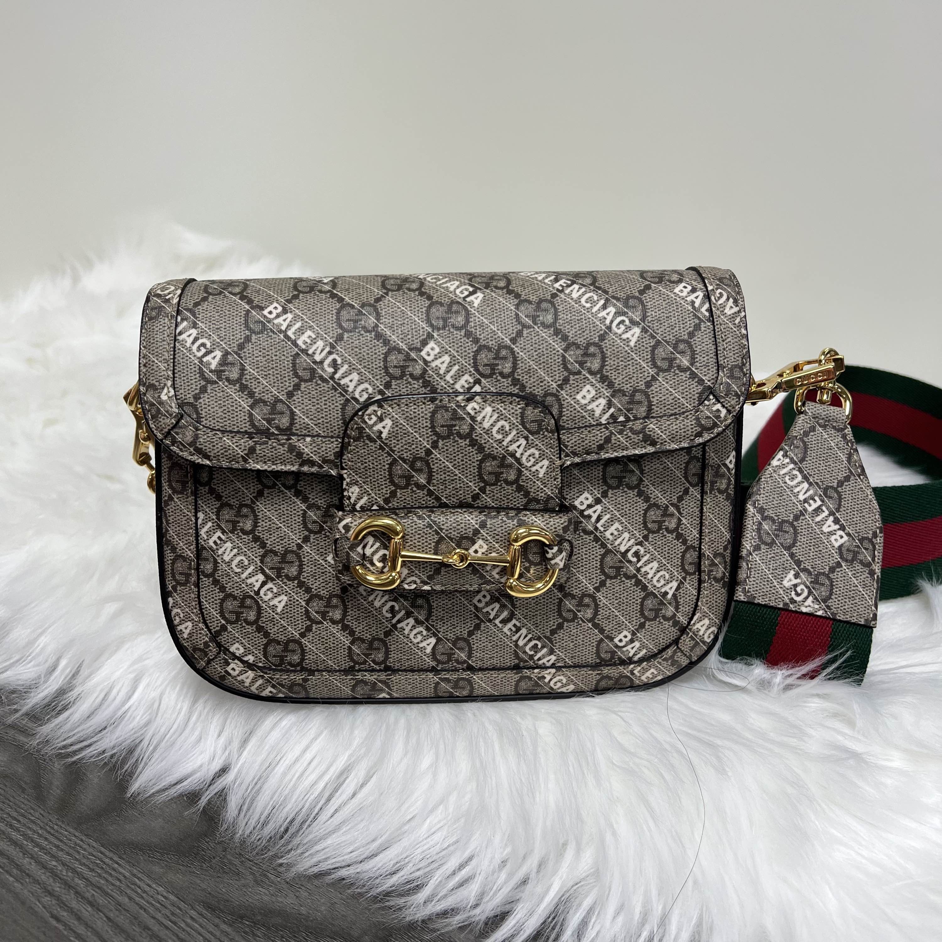 Gucci Gucci x Balenciaga Horsebit 1955 Mini Shoulder Bag Size ONE SIZE - 2 Thumbnail