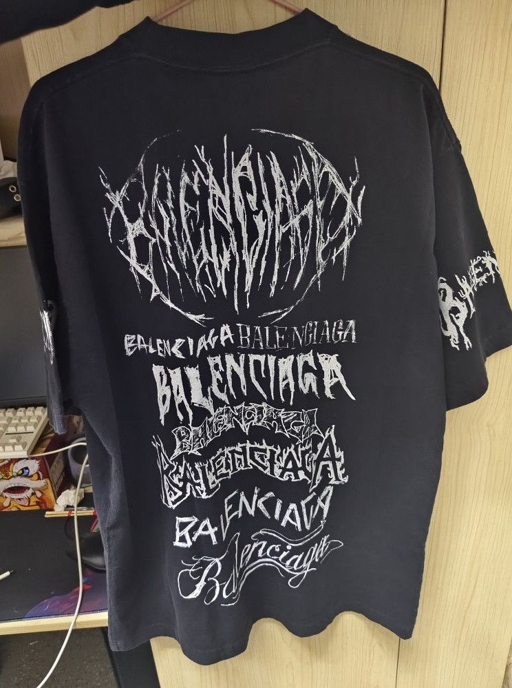 Balenciaga Balenciaga Graphic Print T-Shirt XS Size US XS / EU 42 / 0 - 2 Thumbnail