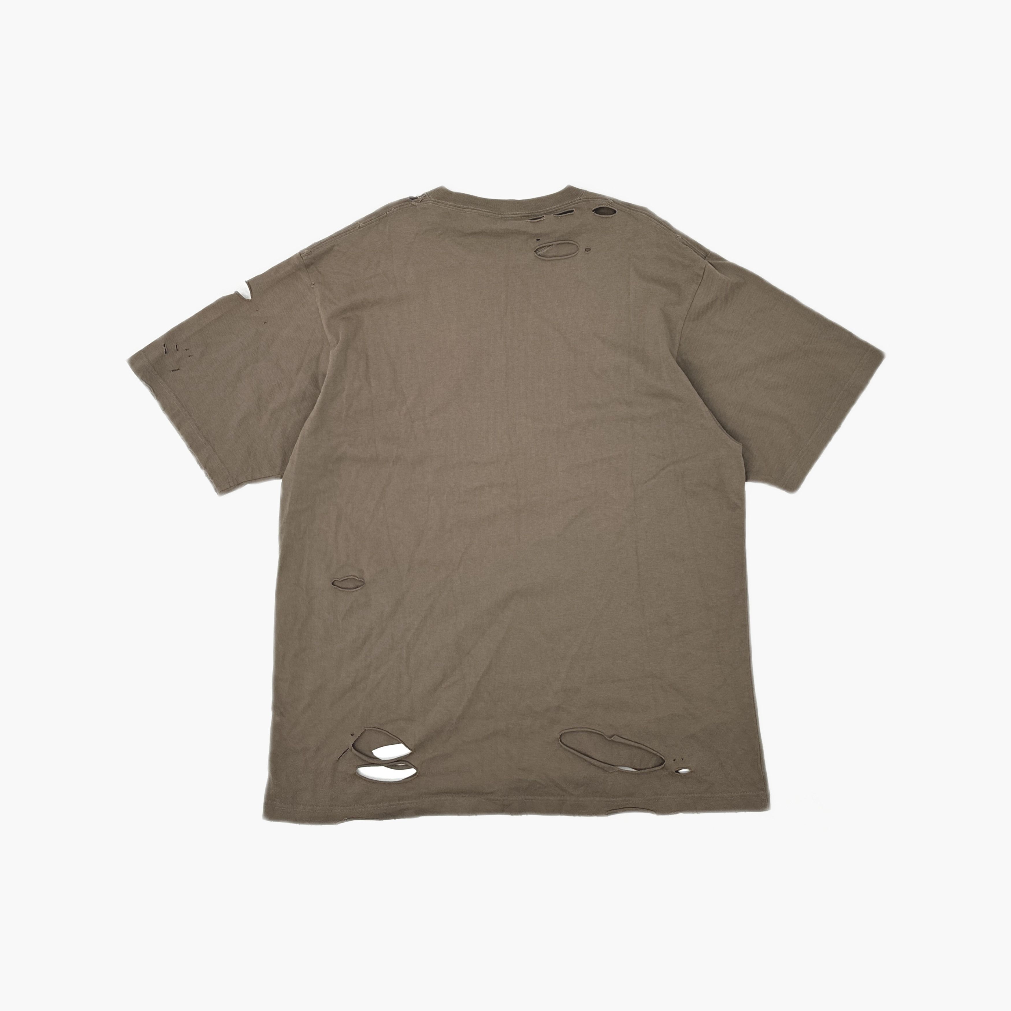 Balenciaga Balenciaga Distressed Logo Short Sleeve T-Shirt Size S Size US S / EU 44-46 / 1 - 2 Thumbnail