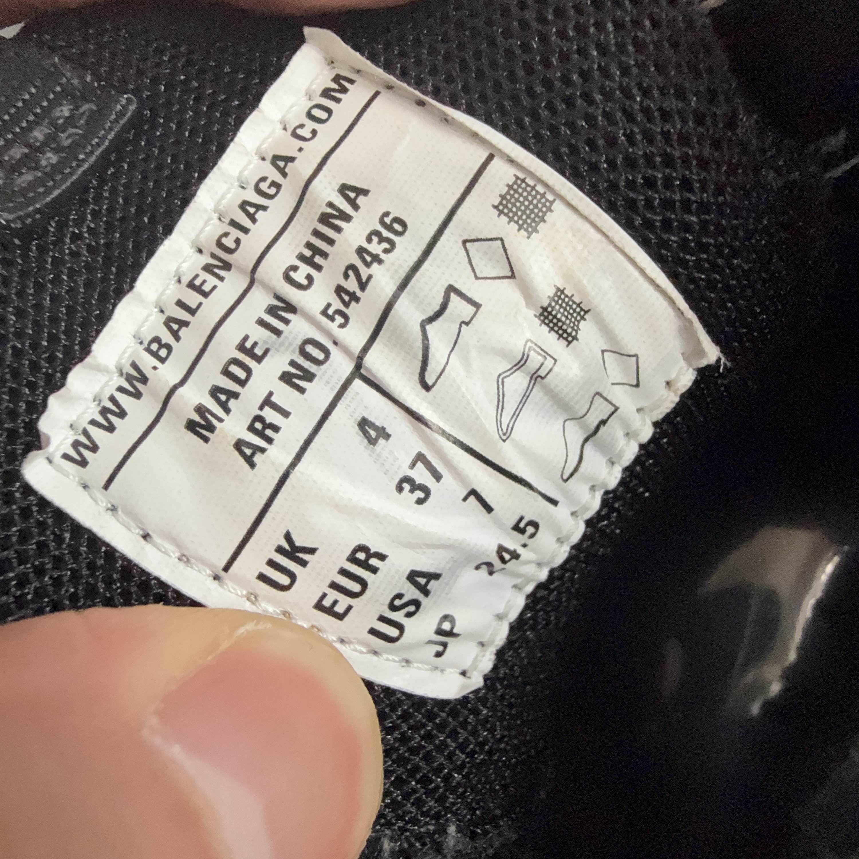 Balenciaga Balenciaga Track Low-Top Sneakers Black Size 37 Size US 7 / IT 37 - 5 Thumbnail