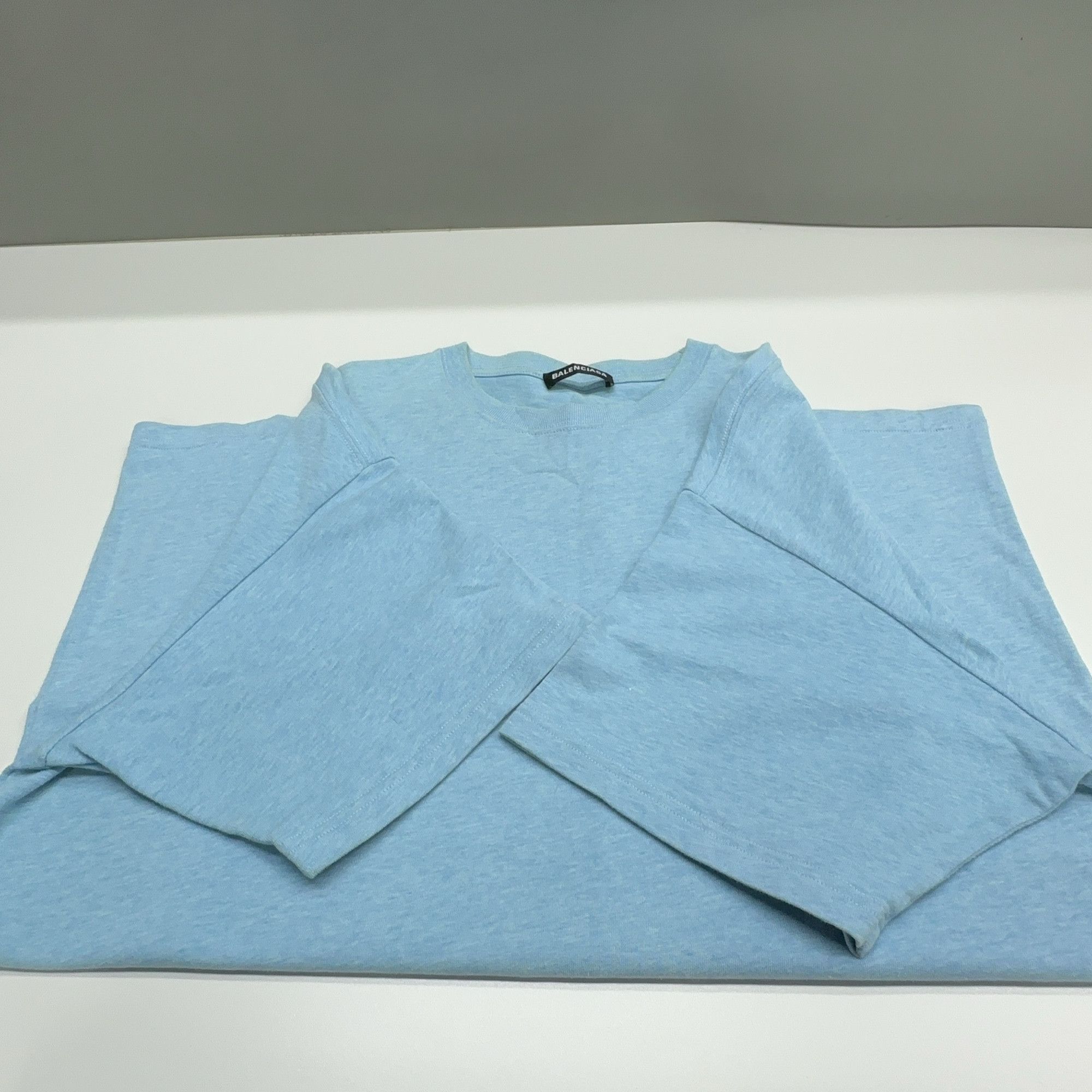 Balenciaga Balenciaga Wave Logo Print T-Shirt Size M Size US M / EU 48-50 / 2 - 7 Thumbnail
