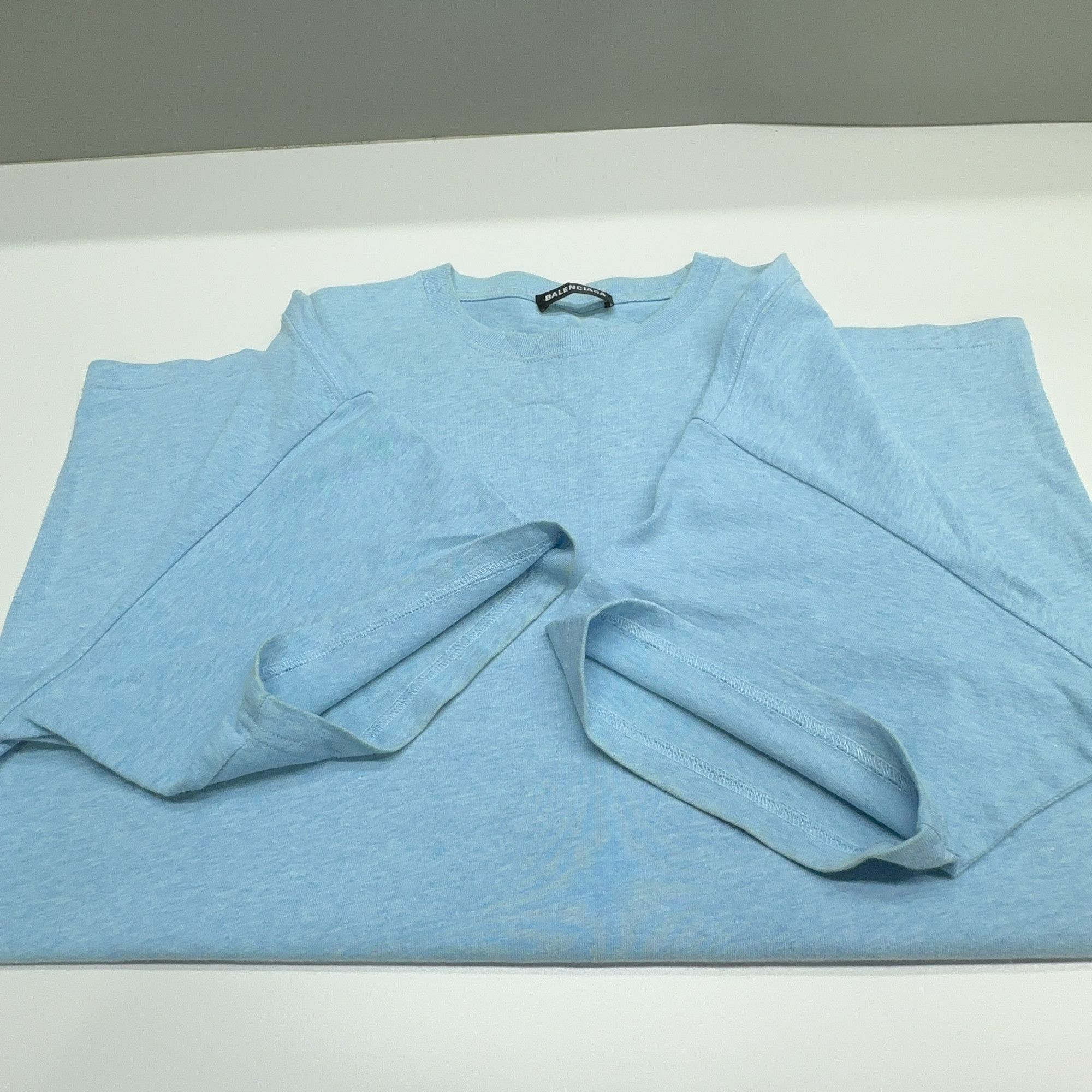 Balenciaga Balenciaga Wave Logo Print T-Shirt Size M Size US M / EU 48-50 / 2 - 8 Thumbnail
