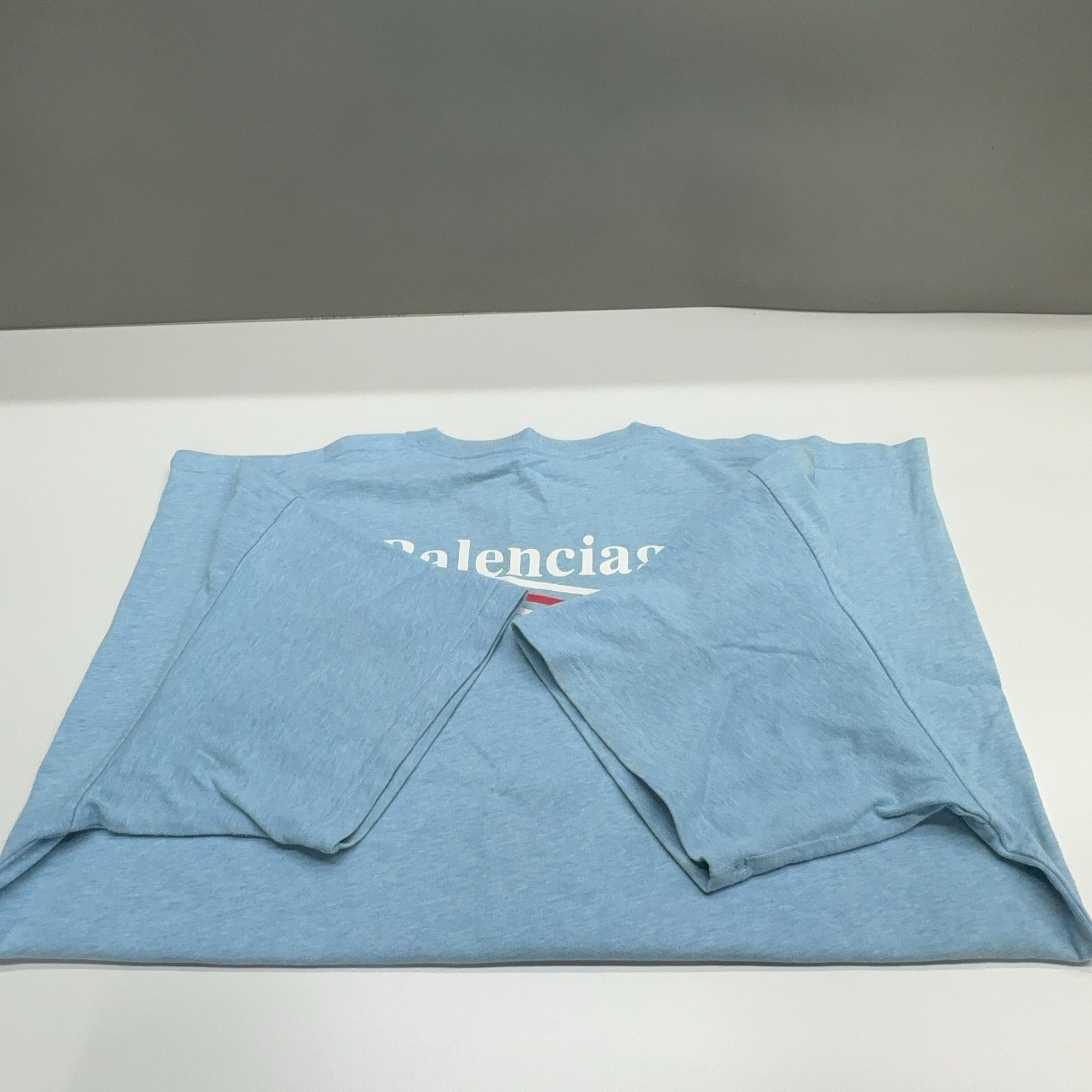 Balenciaga Balenciaga Wave Logo Print T-Shirt Size M Size US M / EU 48-50 / 2 - 12 Thumbnail