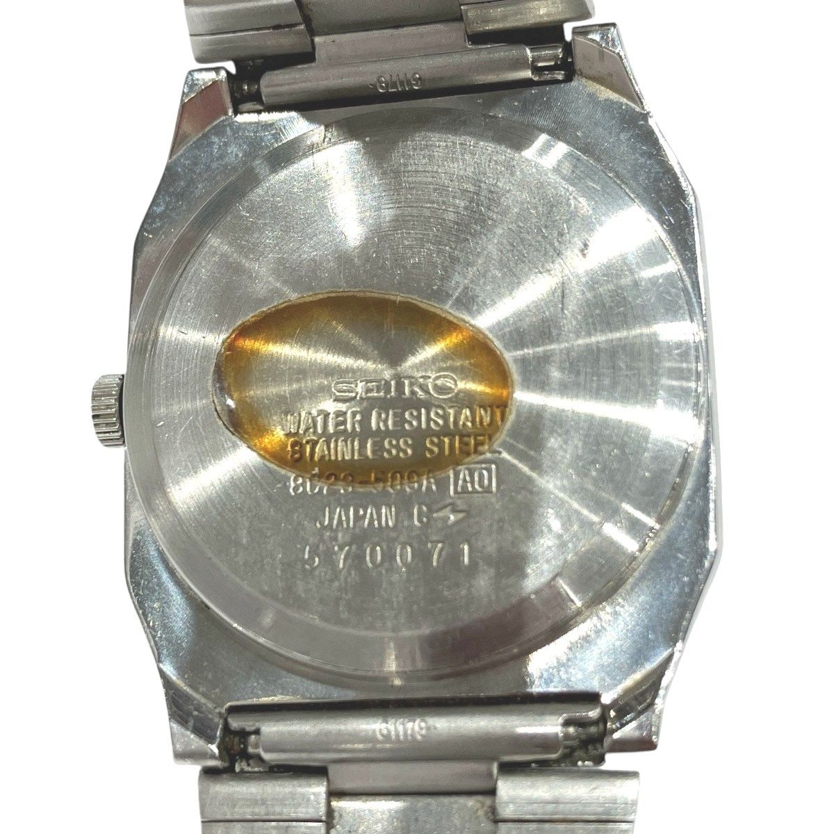 Seiko Seiko Stainless Steel Quartz Metal Quartz 8C23-509A DUTY FREE for USA Size ONE SIZE - 5 Thumbnail