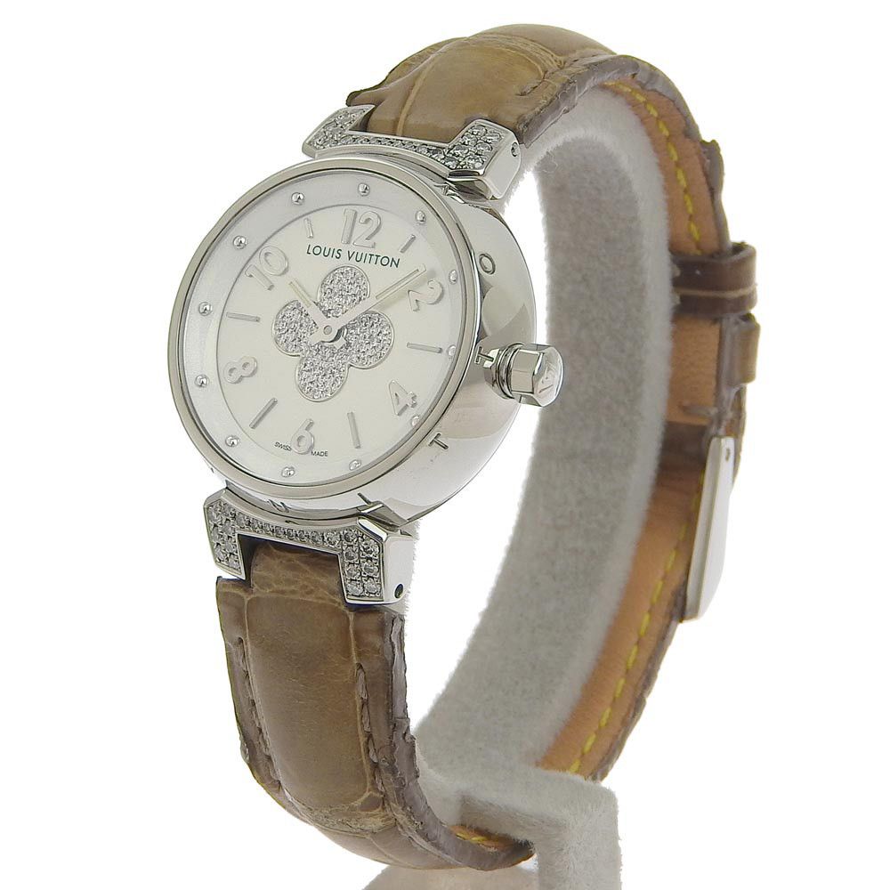 Louis Vuitton Louis Vuitton Louis Vuitton Tambour Forever Stainless Steel Quartz Metal Quartz Q121P DUTY FREE for USA Size ONE SIZE - 2 Thumbnail